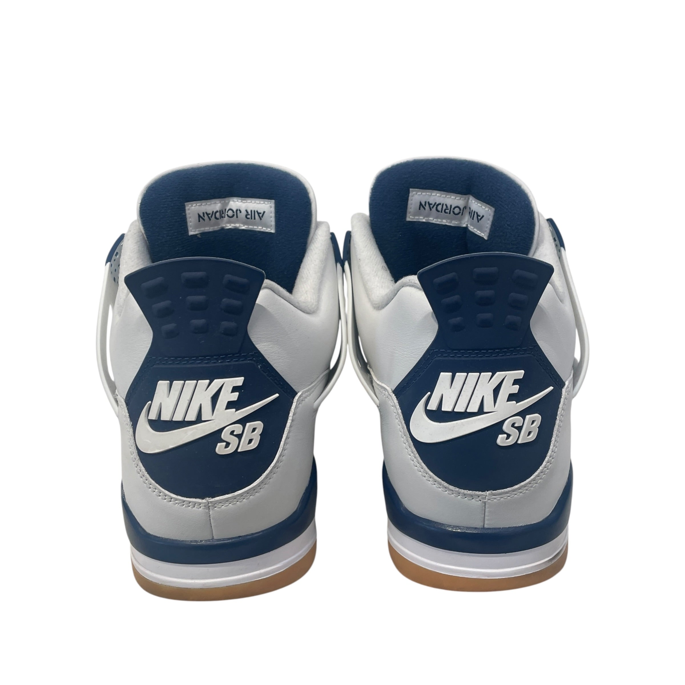 NIKE SB/Hi-Sneakers/US 12/Leather/NVY/Jordan 4 SB Navy Blue view 2