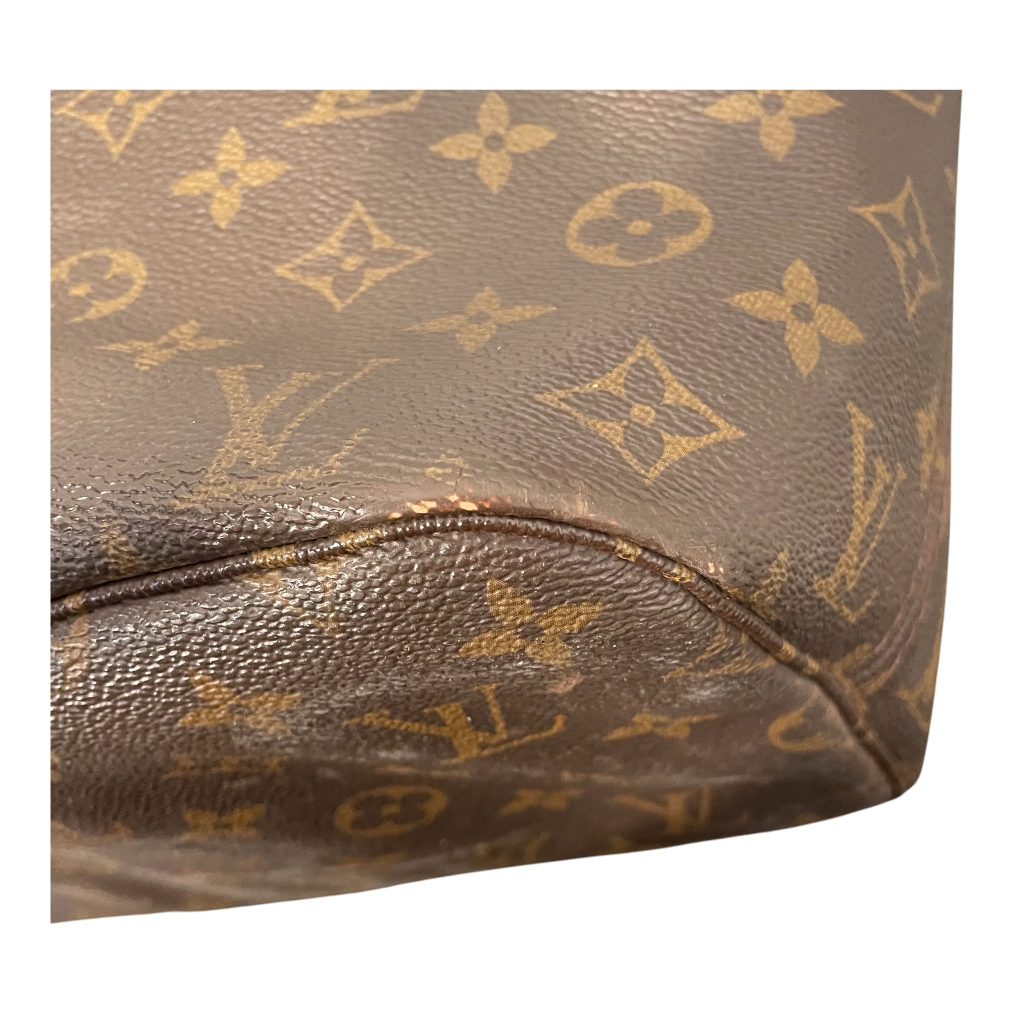 LOUIS VUITTON/Tote Bag/Monogram/Leather/BRW/NEVERFULL TOTE BAG view 15