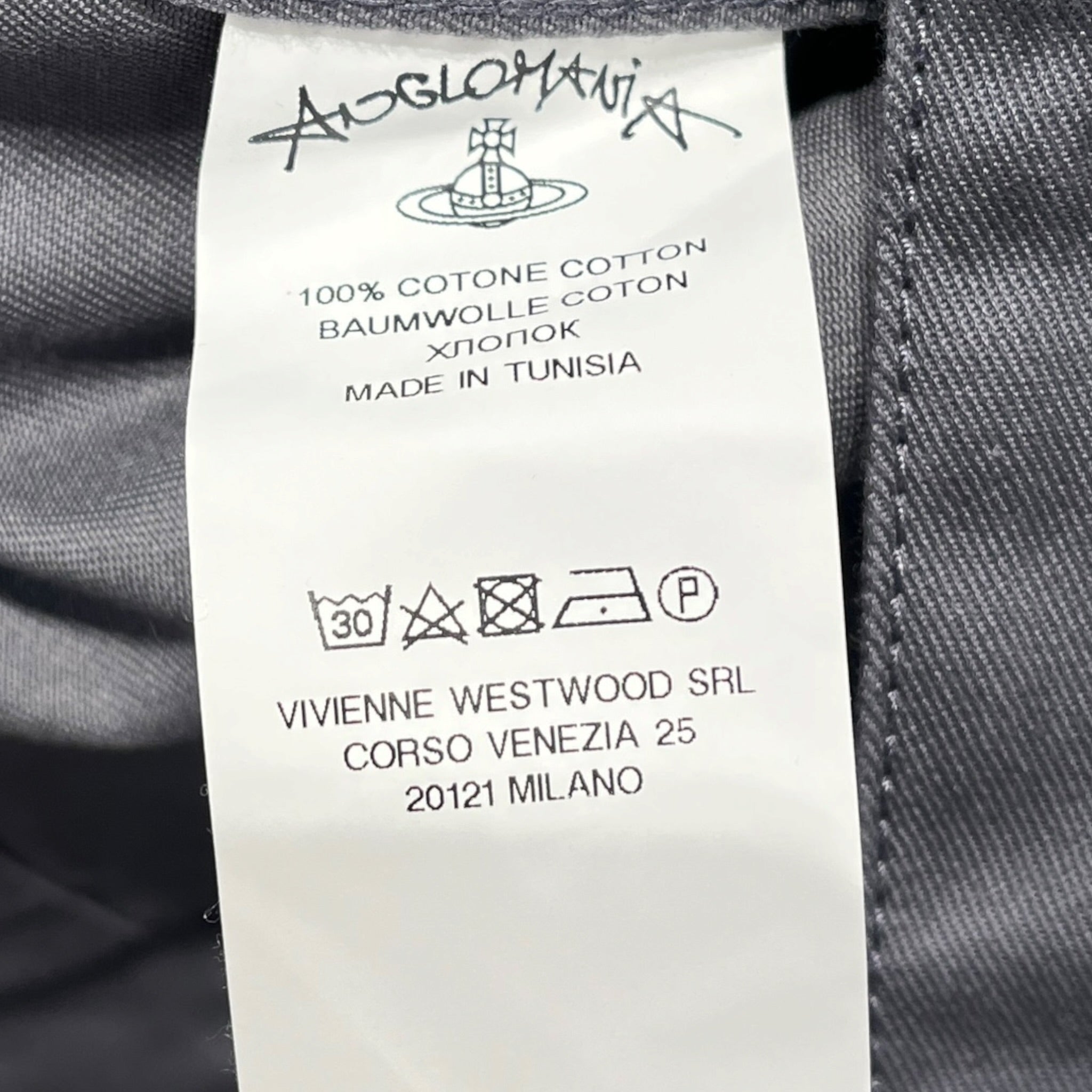 ANGLOMANIA/Vivienne Westwood/LS Shirt/M/Cotton/GRY/Military/patchwork view 3