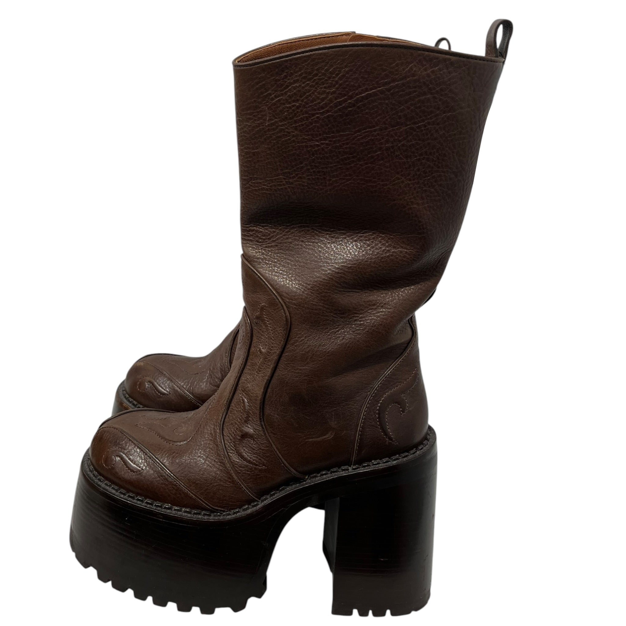 MARC JACOBS/Boots/EU 41/Leather/BRW/MARGARET WESTERN KIKI BOOT view 2