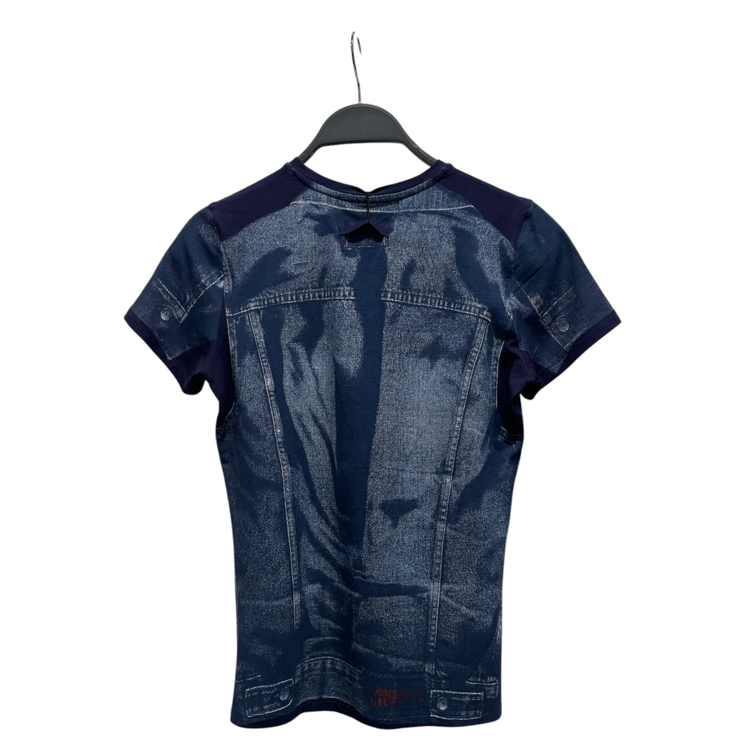 Jean Paul Gaultier/T-Shirt/M/All Over Print/NVY/Trompe L'oeli Denim Vest view 2