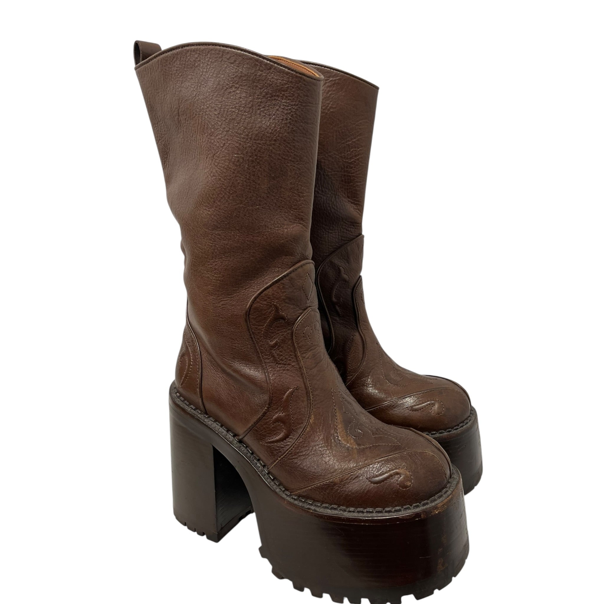 MARC JACOBS/Boots/EU 41/Leather/BRW/MARGARET WESTERN KIKI BOOT view 5