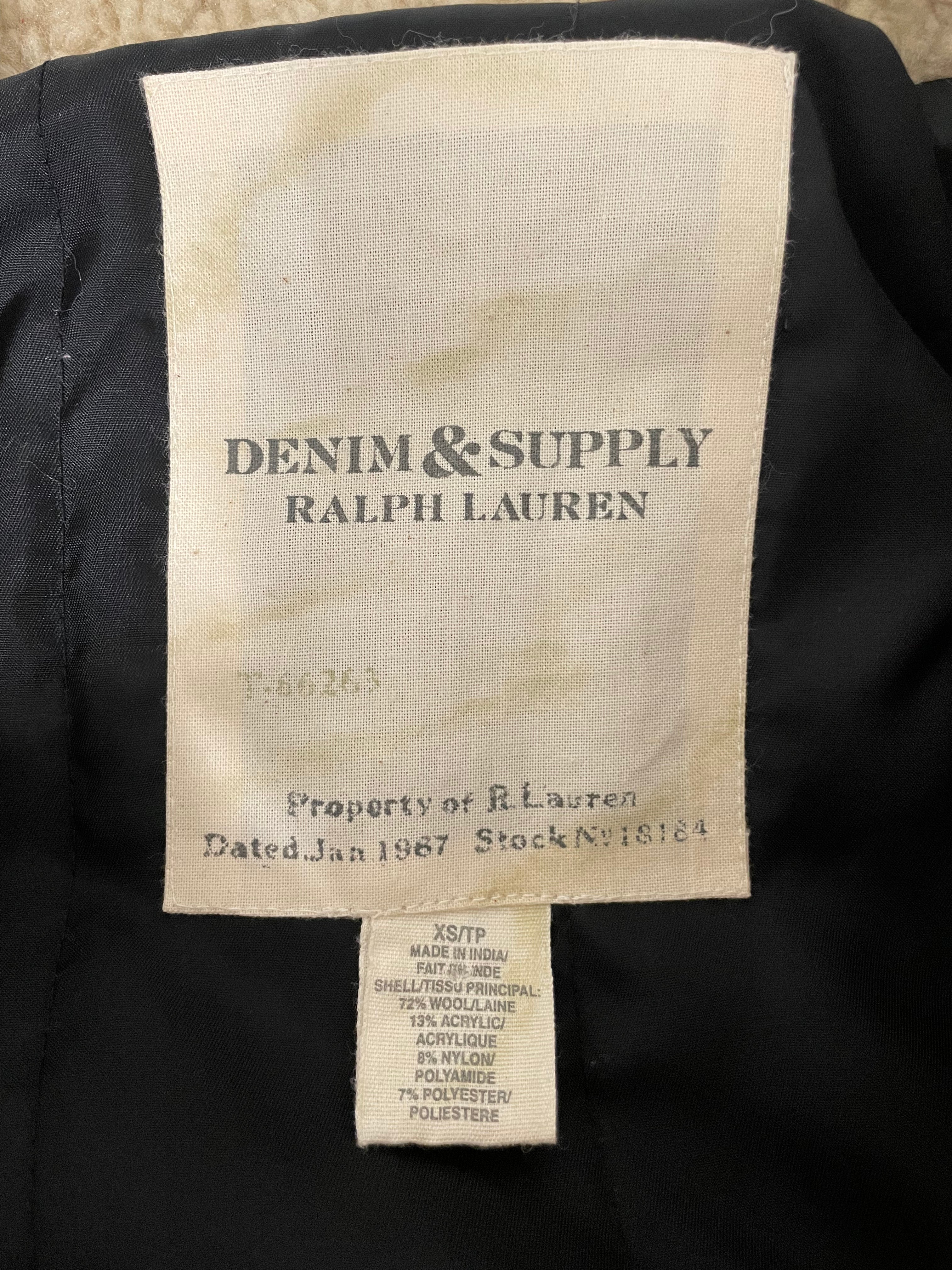 RUGBY RALPHLAUREN/Coat/XS/Plaid/Wool/RED/ view 3