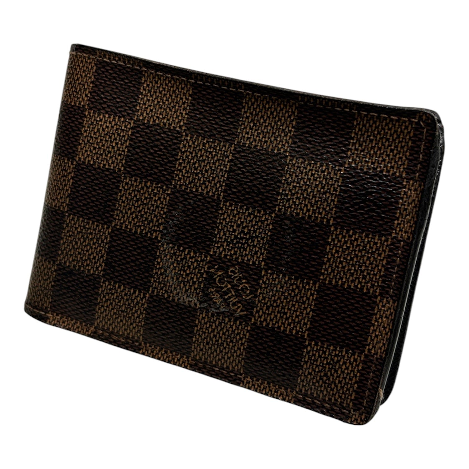 LOUIS VUITTON/Wallet/Monogram/Leather/BRW/DAMIER EBENE BIFOLD WALLET view 2