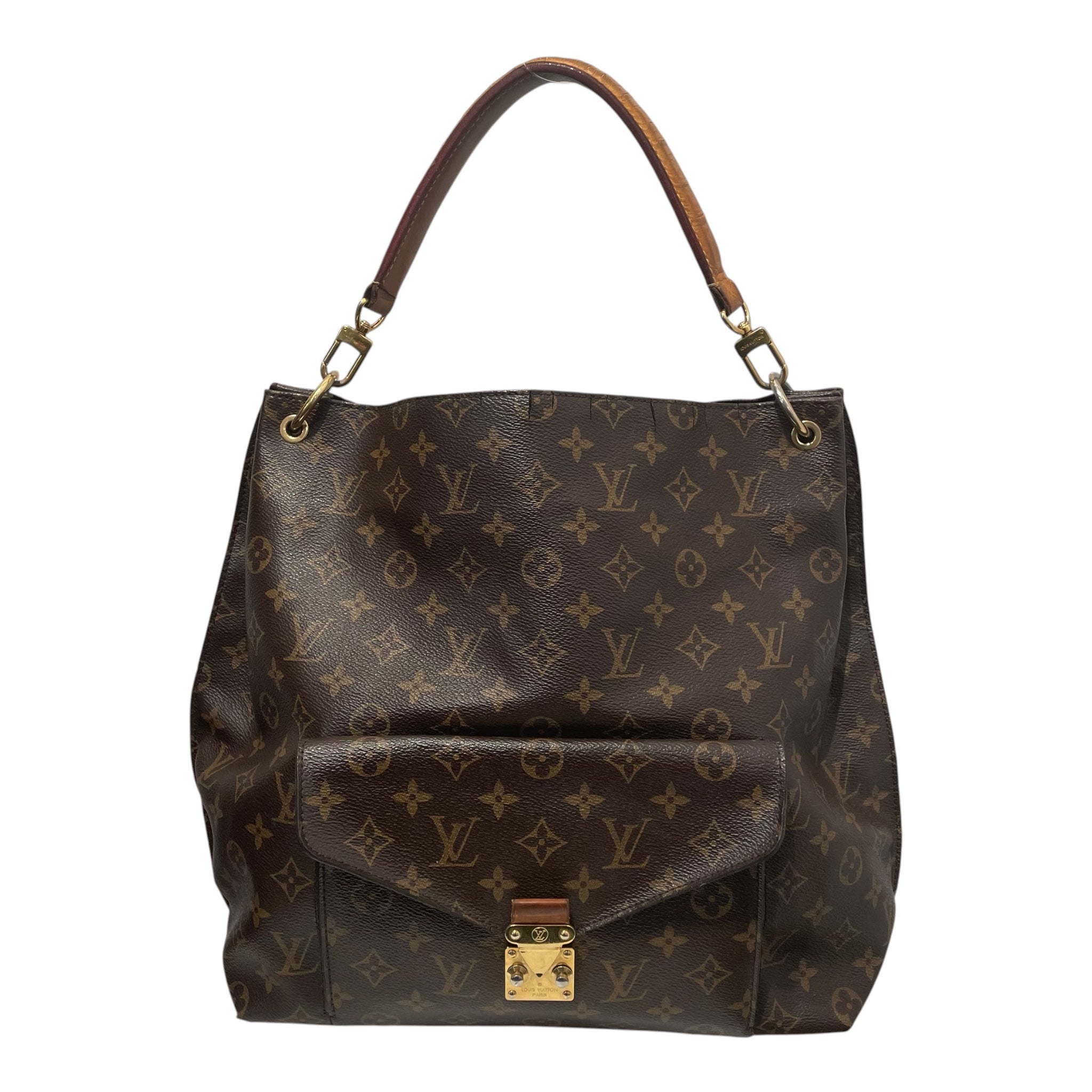 LOUIS VUITTON/Bag/Monogram/Leather/BRW/metis hobo view 1