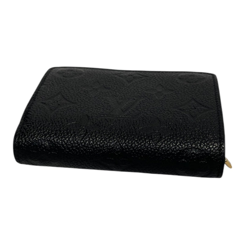 LOUIS VUITTON/Bifold Wallet/Black/Leather/Monogram/PORTEFEUILLE CLEA_MONOGRAM EMPREINTE/M80151