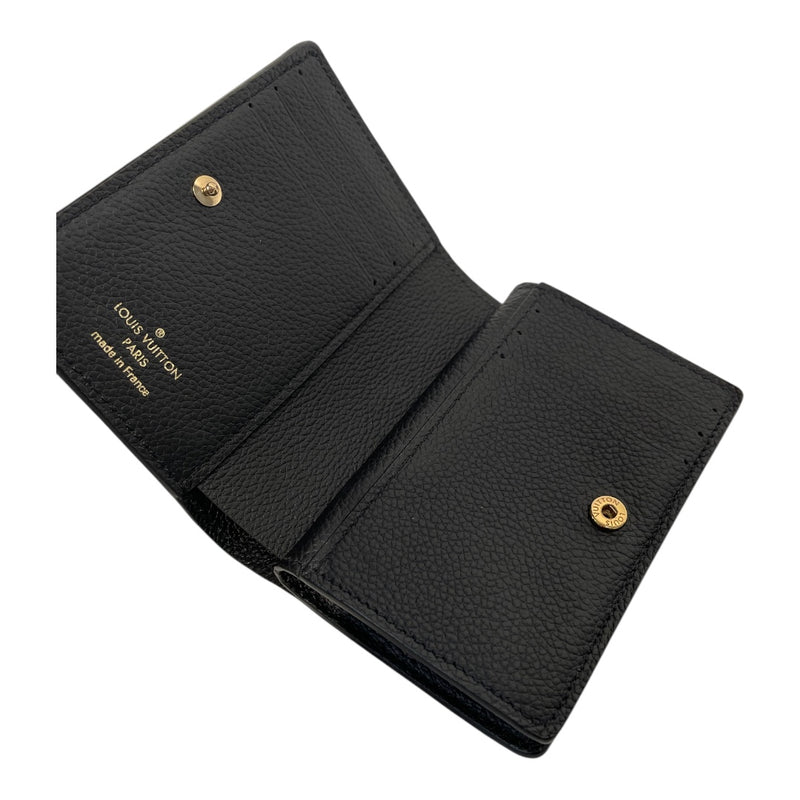 LOUIS VUITTON/Bifold Wallet/Black/Leather/Monogram/PORTEFEUILLE CLEA_MONOGRAM EMPREINTE/M80151