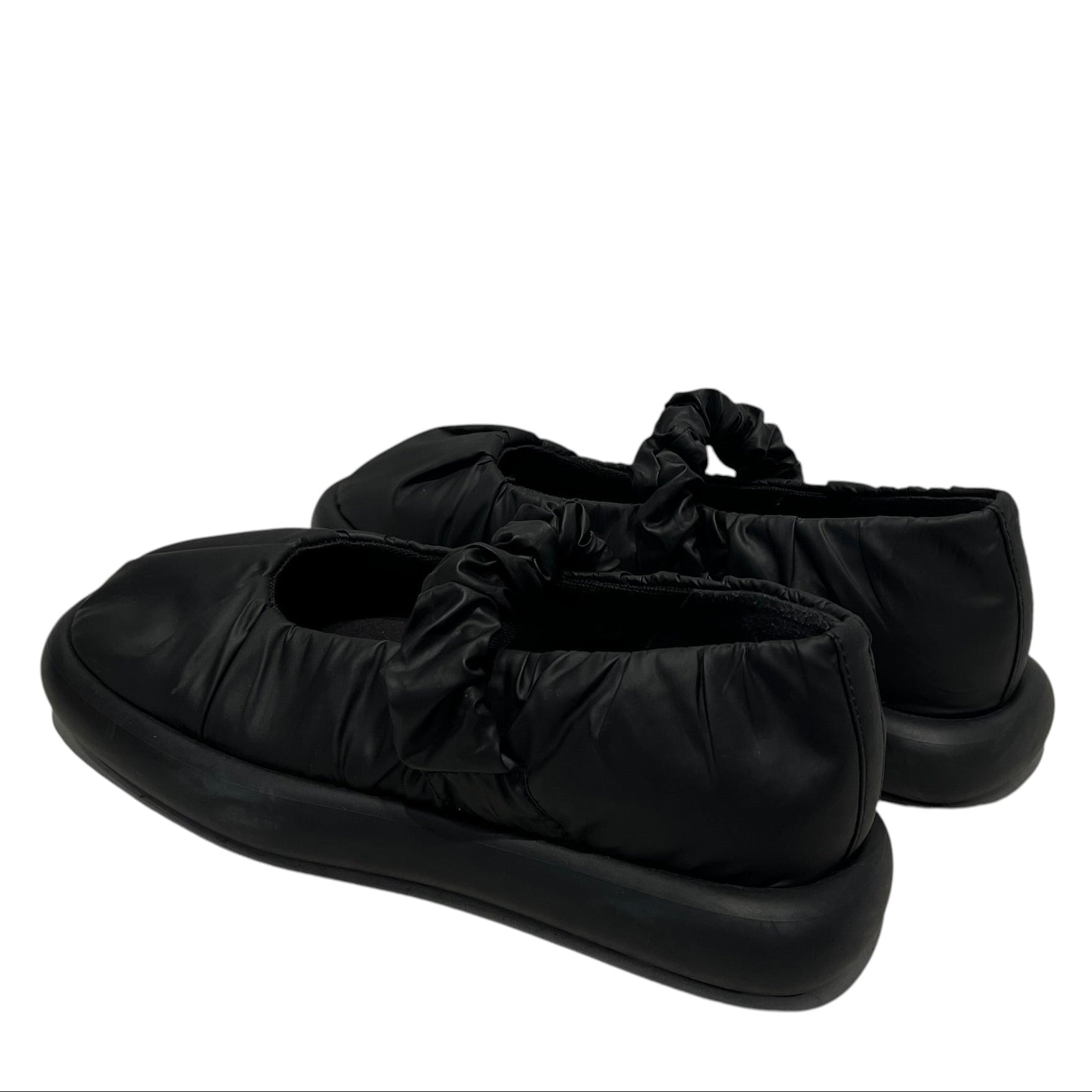 camper/Flat Shoes/EU 39/Nylon/BLK/scrunch mary jane view 2