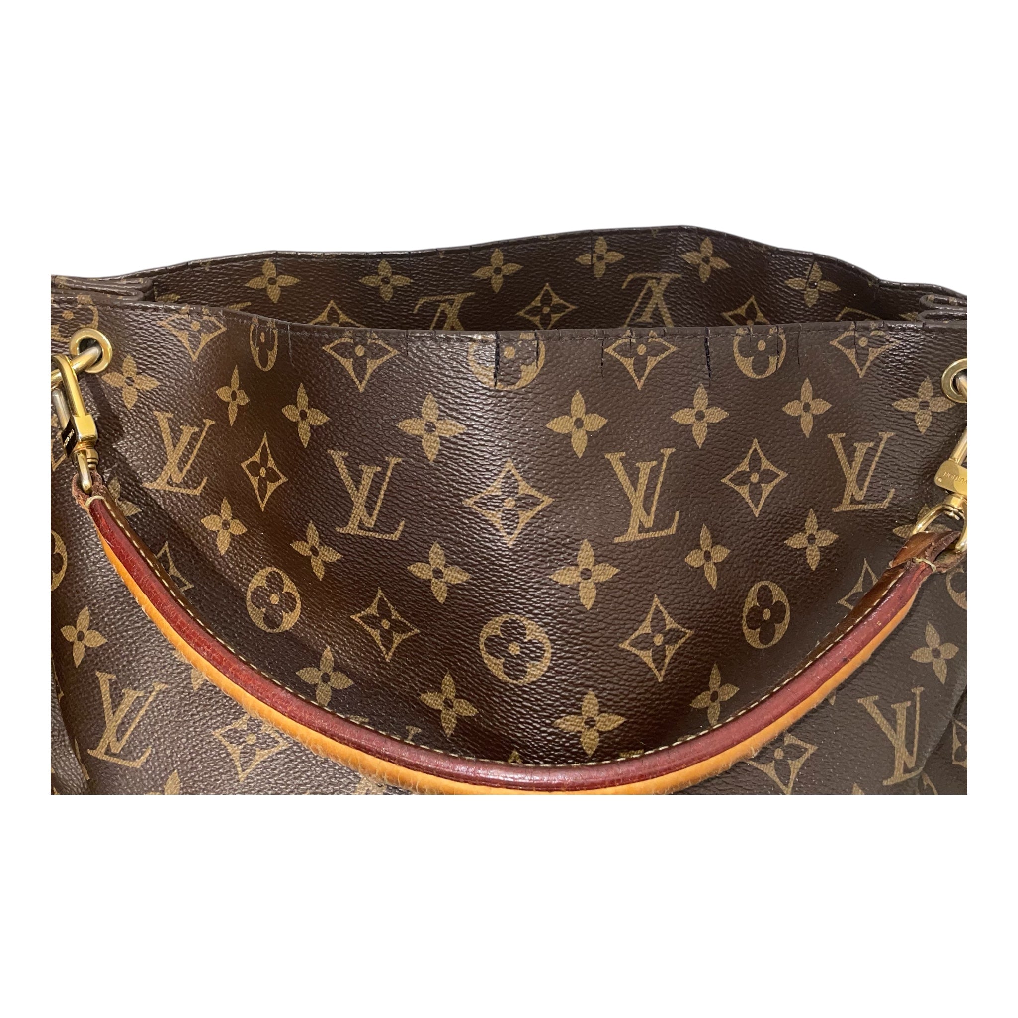 LOUIS VUITTON/Bag/Monogram/Leather/BRW/metis hobo view 8