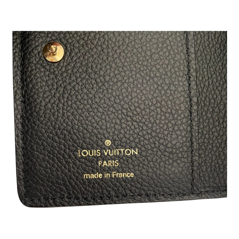LOUIS VUITTON/Bifold Wallet/Black/Leather/Monogram/PORTEFEUILLE CLEA_MONOGRAM EMPREINTE/M80151