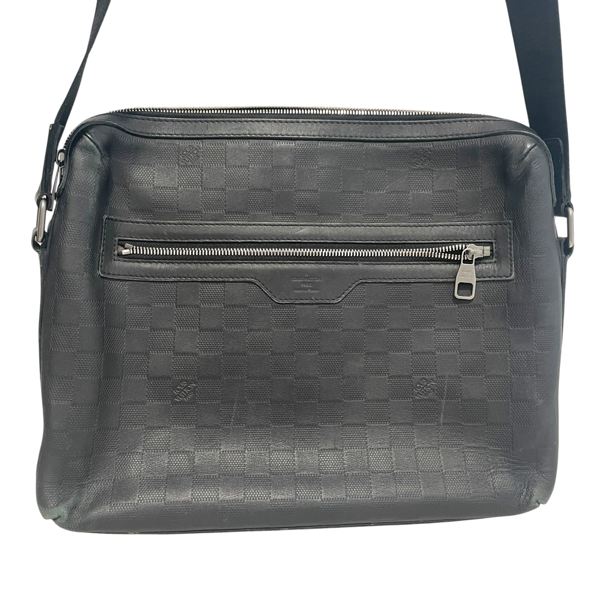 LOUIS VUITTON/Cross Body Bag/Monogram/Leather/BLK/Damier Monogram Laptop Bag view 5