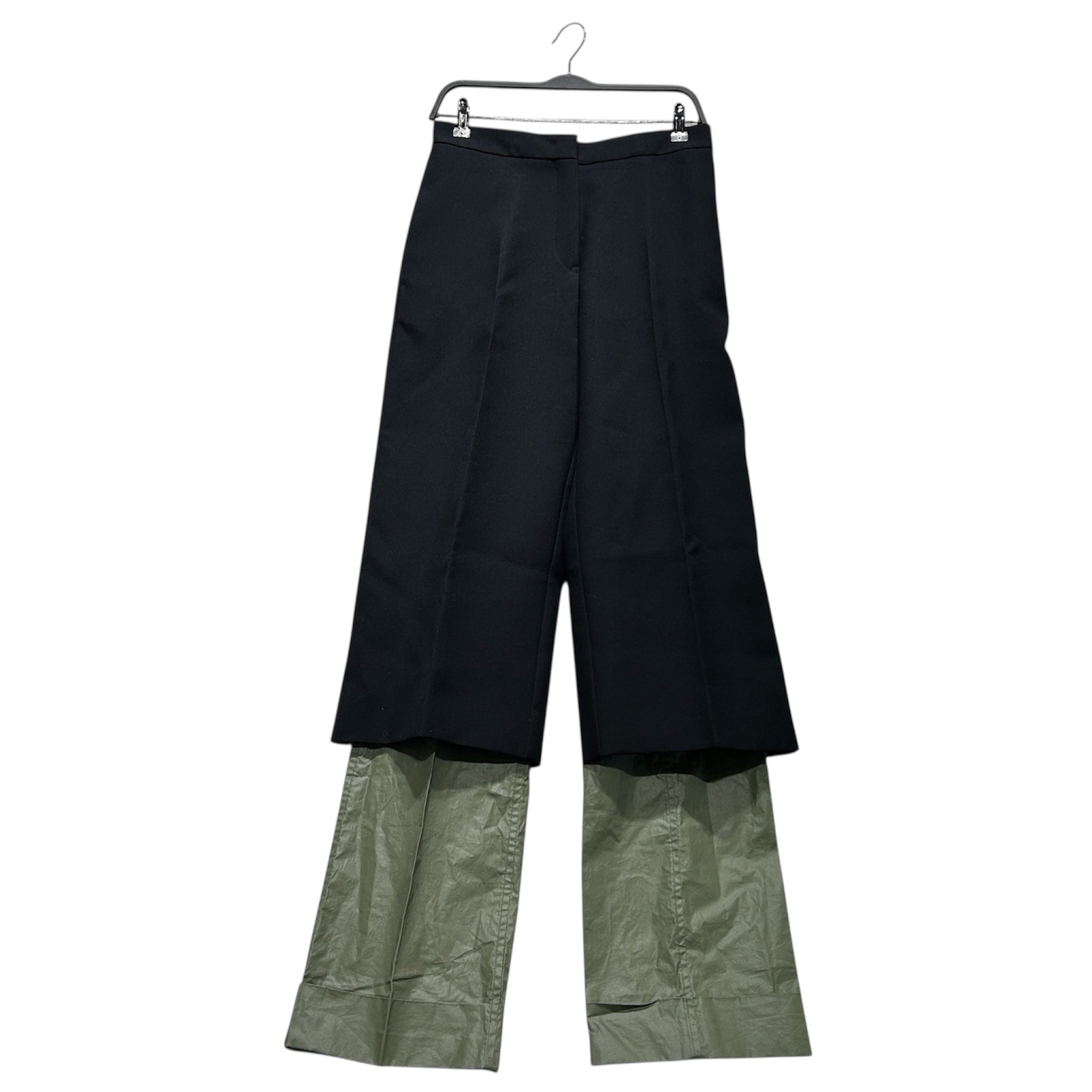 JIL SANDER/Pants/34/NVY/LAYERED TROUSER view 1