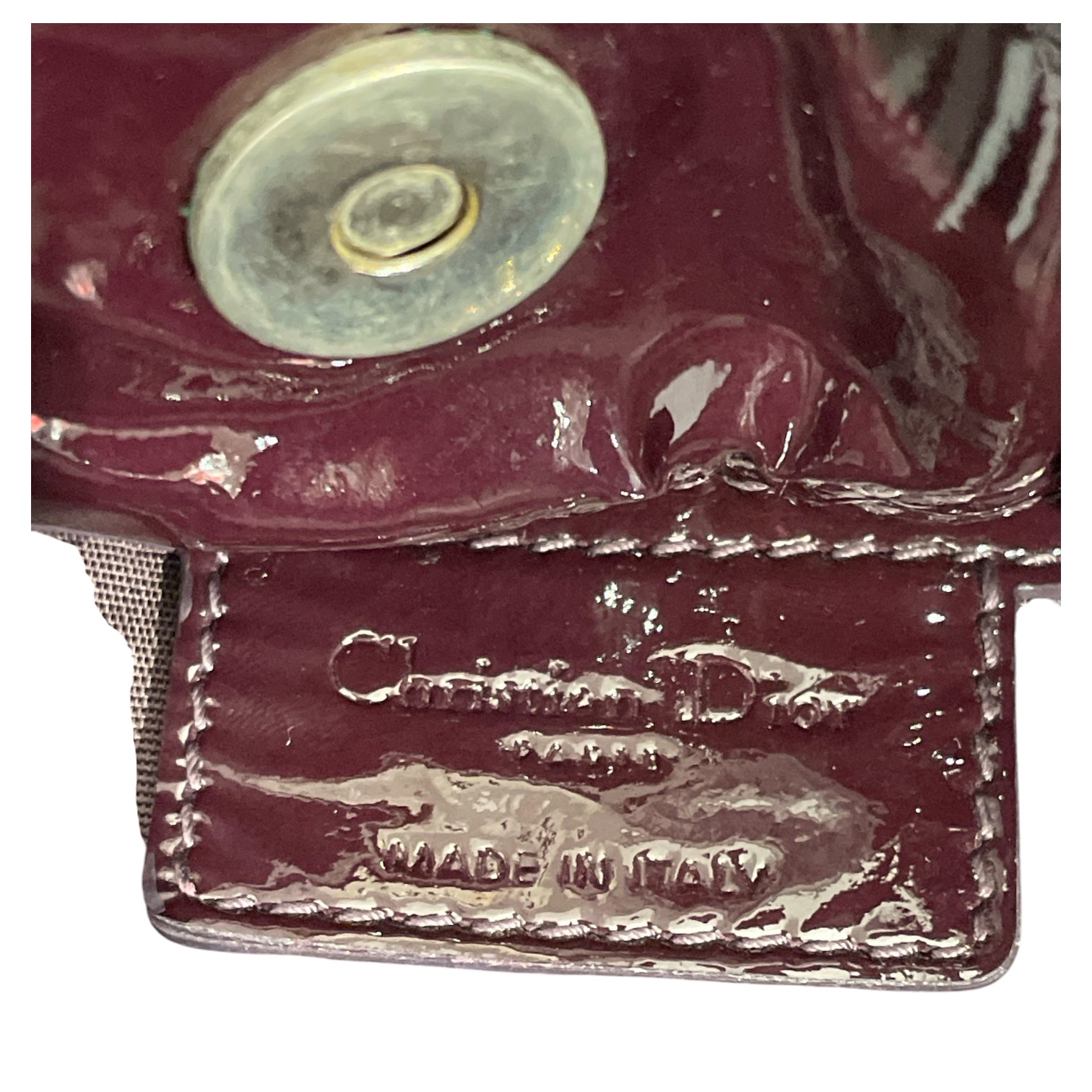 Christian Dior/Tote Bag/Leather/BRD/VINTAGE CANNAGE BAG view 5