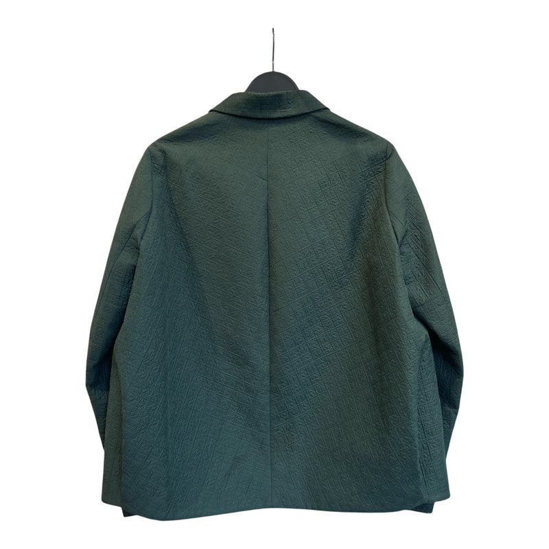 JIL SANDER/Jacket/40/Polyester/GRN/ALL OVER EMBROIDERY