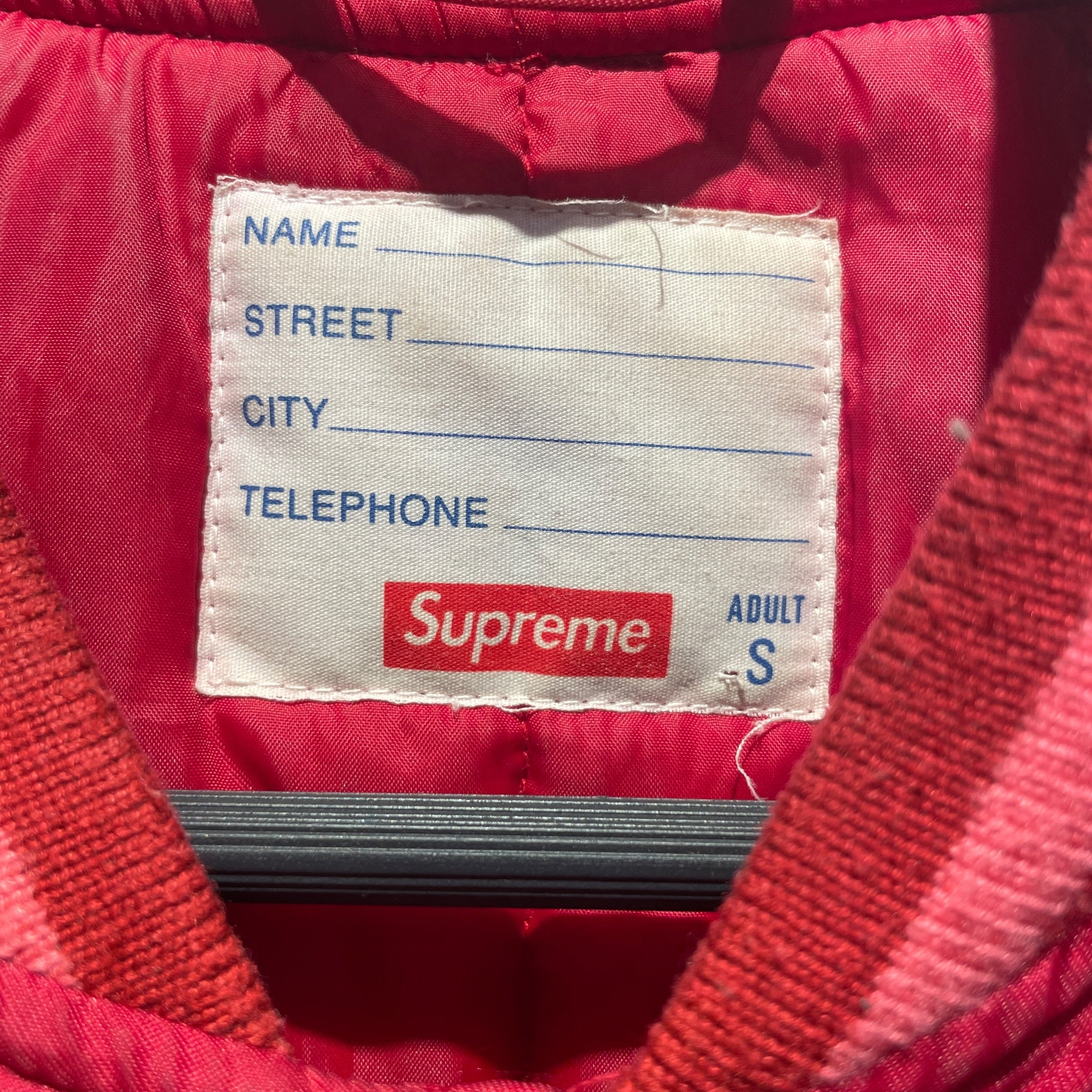 Supreme/Jacket/S/Polyester/RED/ view 3