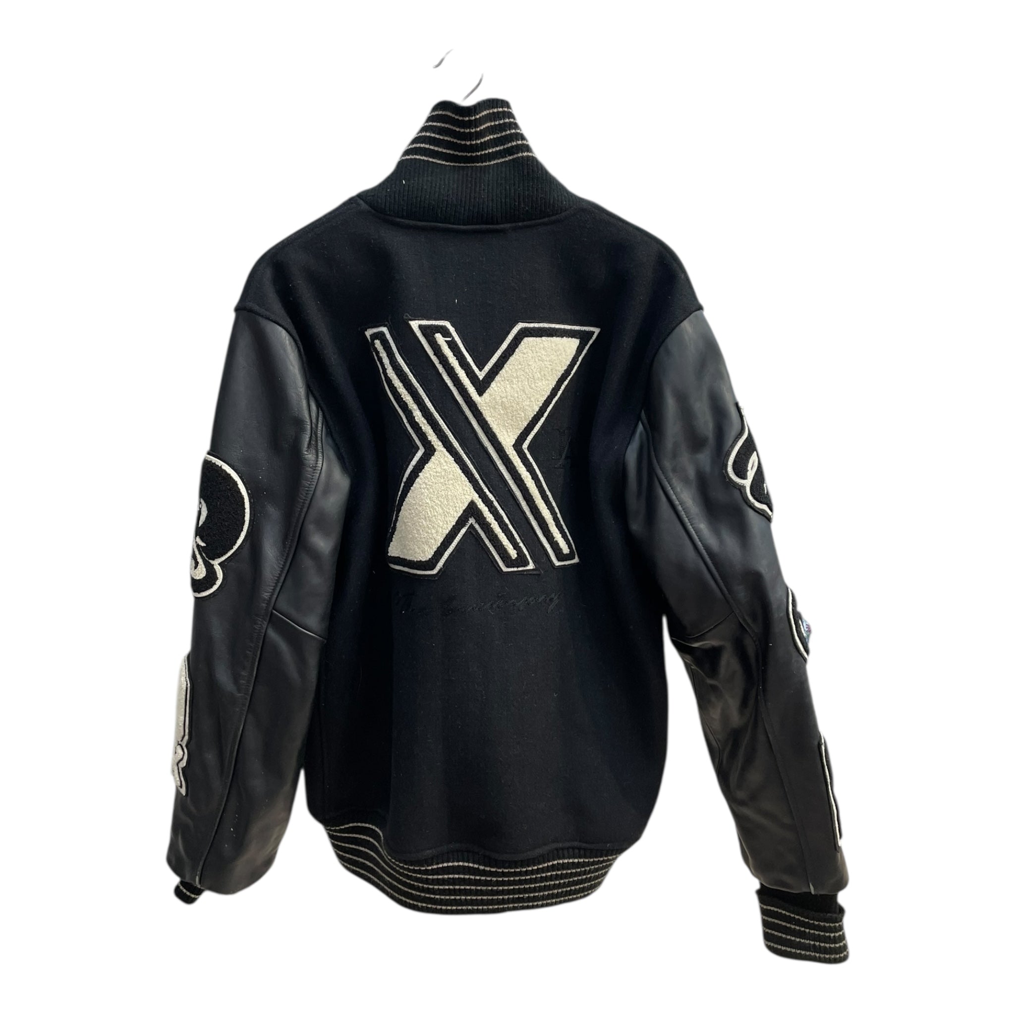 ROCAWEAR/Baseball Jkt/XXL/Cotton/BLK/quilted interior view 2