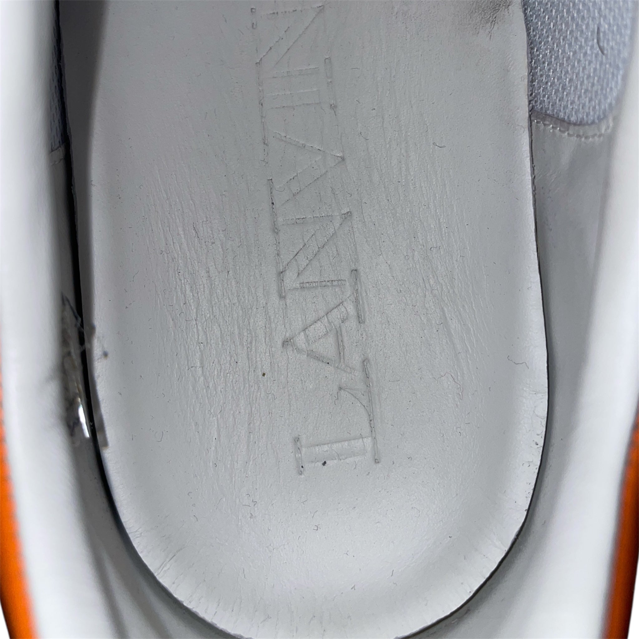 LANVIN/Low-Sneakers/EU 43/Suede/WHT/Clay Low Top BLUE/YLLW/ORNG view 3