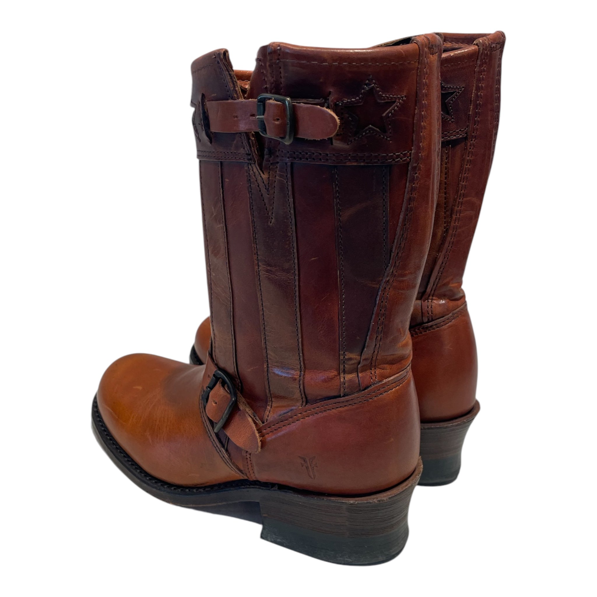 FRYE/Western Boots/US 7/Leather/BRW/150th Anniversary view 2