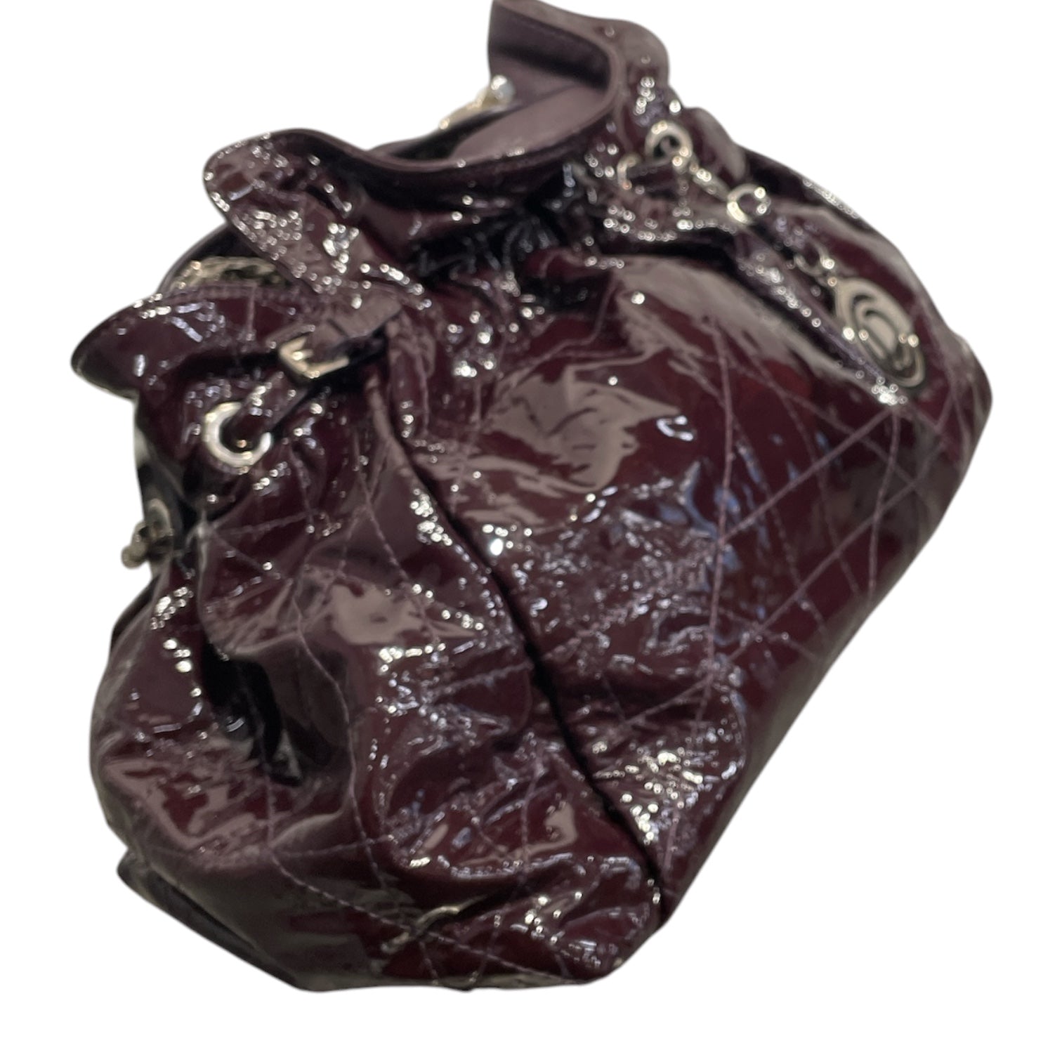 Christian Dior/Tote Bag/Leather/BRD/VINTAGE CANNAGE BAG view 6