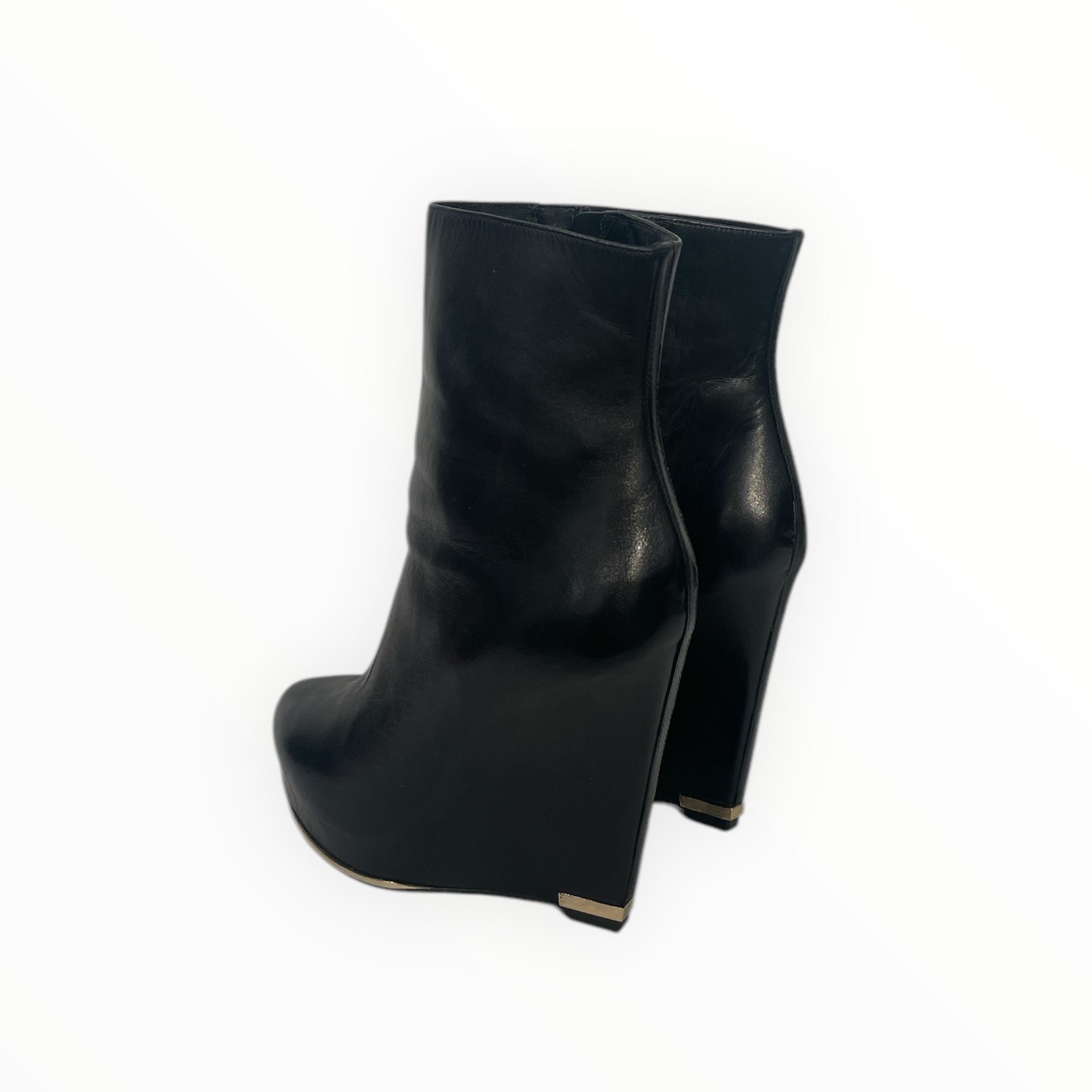 GIVENCHY/Booties/EU 37.5/Leather/BLK/Ankle Boot 100 view 2