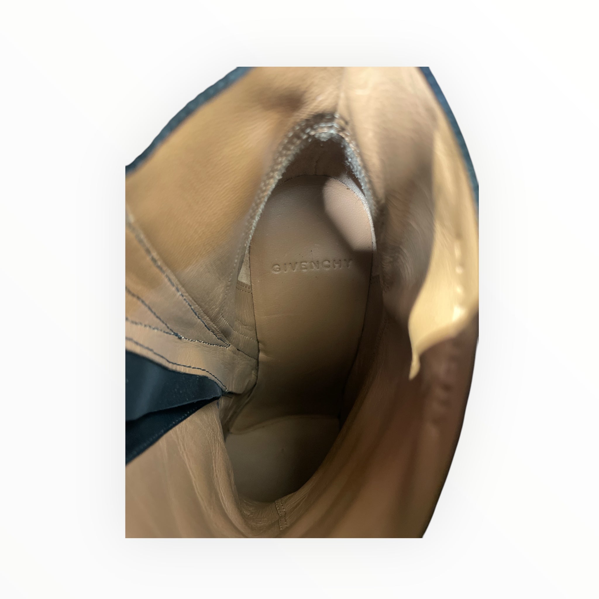 GIVENCHY/Booties/EU 37.5/Leather/BLK/Ankle Boot 100 view 3