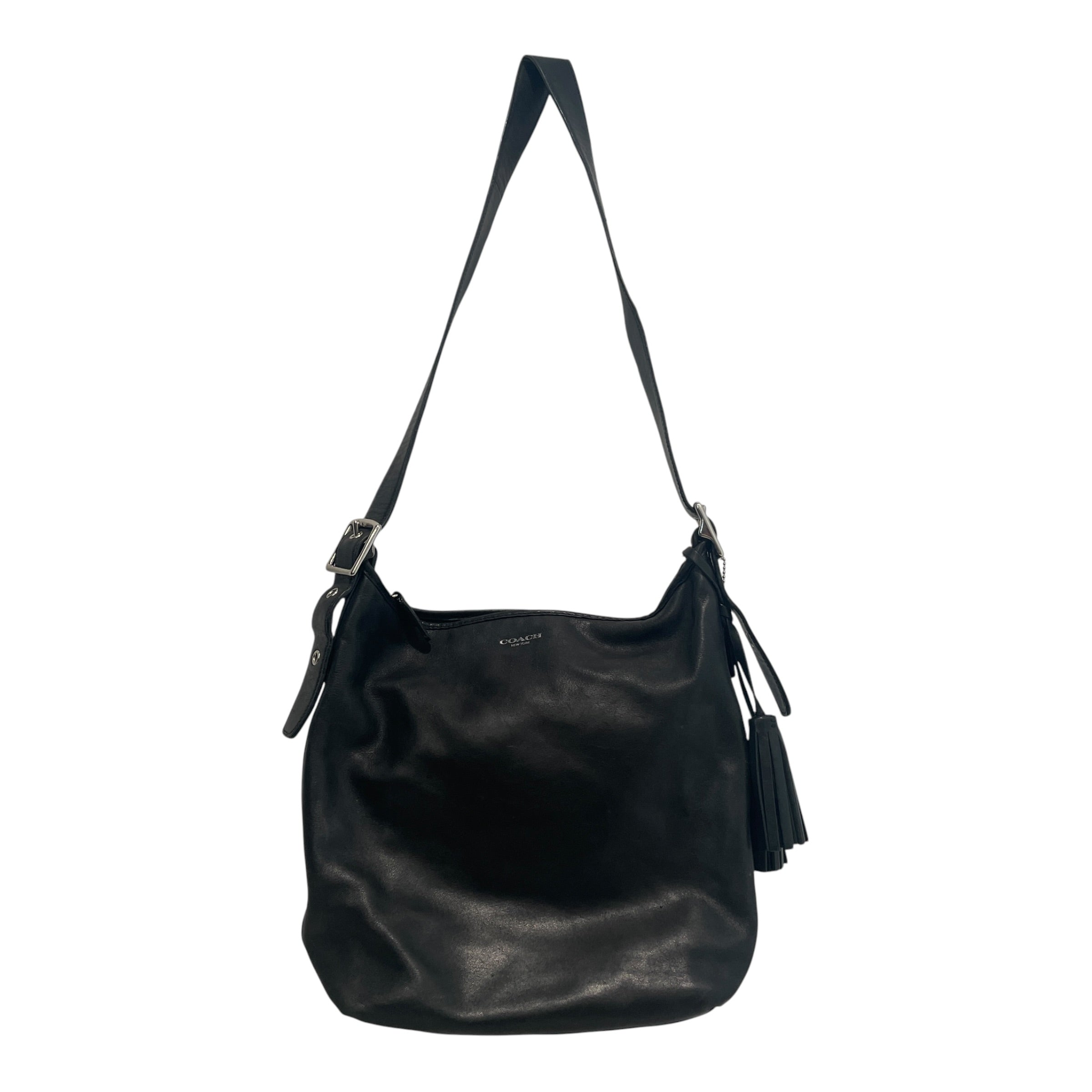 COACH/Tote Bag/Leather/BLK/Legacy Hobo HandBag view 1