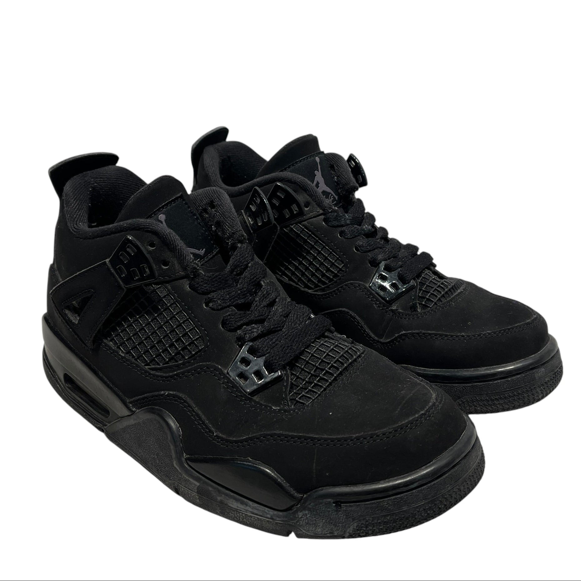 NIKE/Hi-Sneakers/US 7.5/BLK/air jordan 4 retro black cat view 1