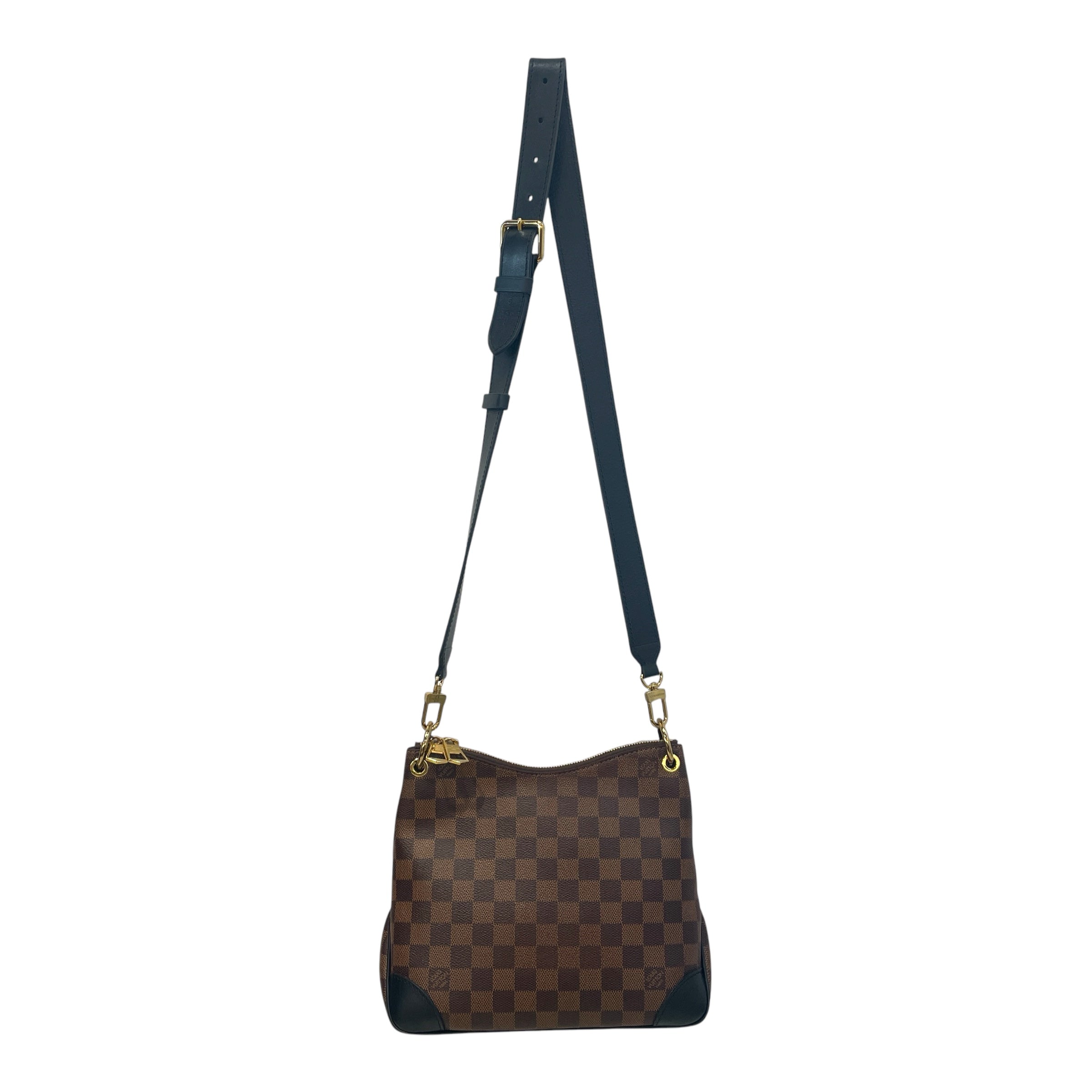 LOUIS VUITTON/Cross Body Bag/Monogram/Leather/BRW/Damier Ebene Odeon view 2