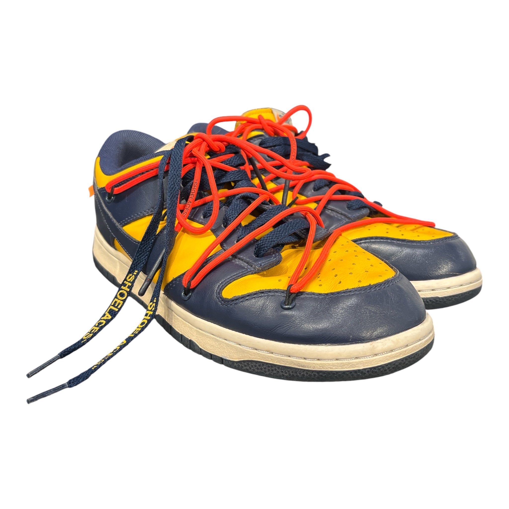 NIKE/OFF-WHITE/NIKE DUNK LOW LTHR/Low-Sneakers/US 11/Leather/NVY/CT0856-700 view 1
