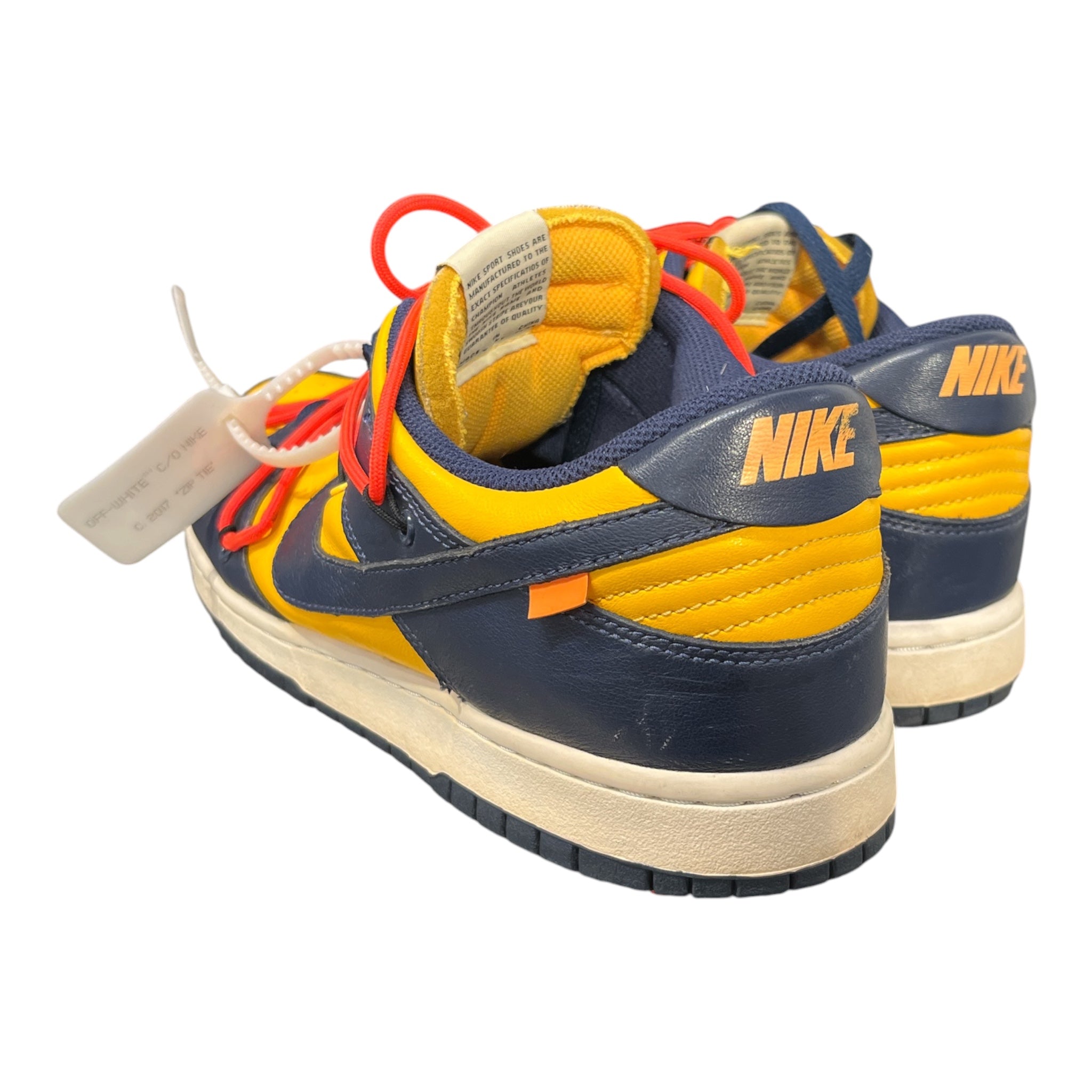NIKE/OFF-WHITE/NIKE DUNK LOW LTHR/Low-Sneakers/US 11/Leather/NVY/CT0856-700 view 2