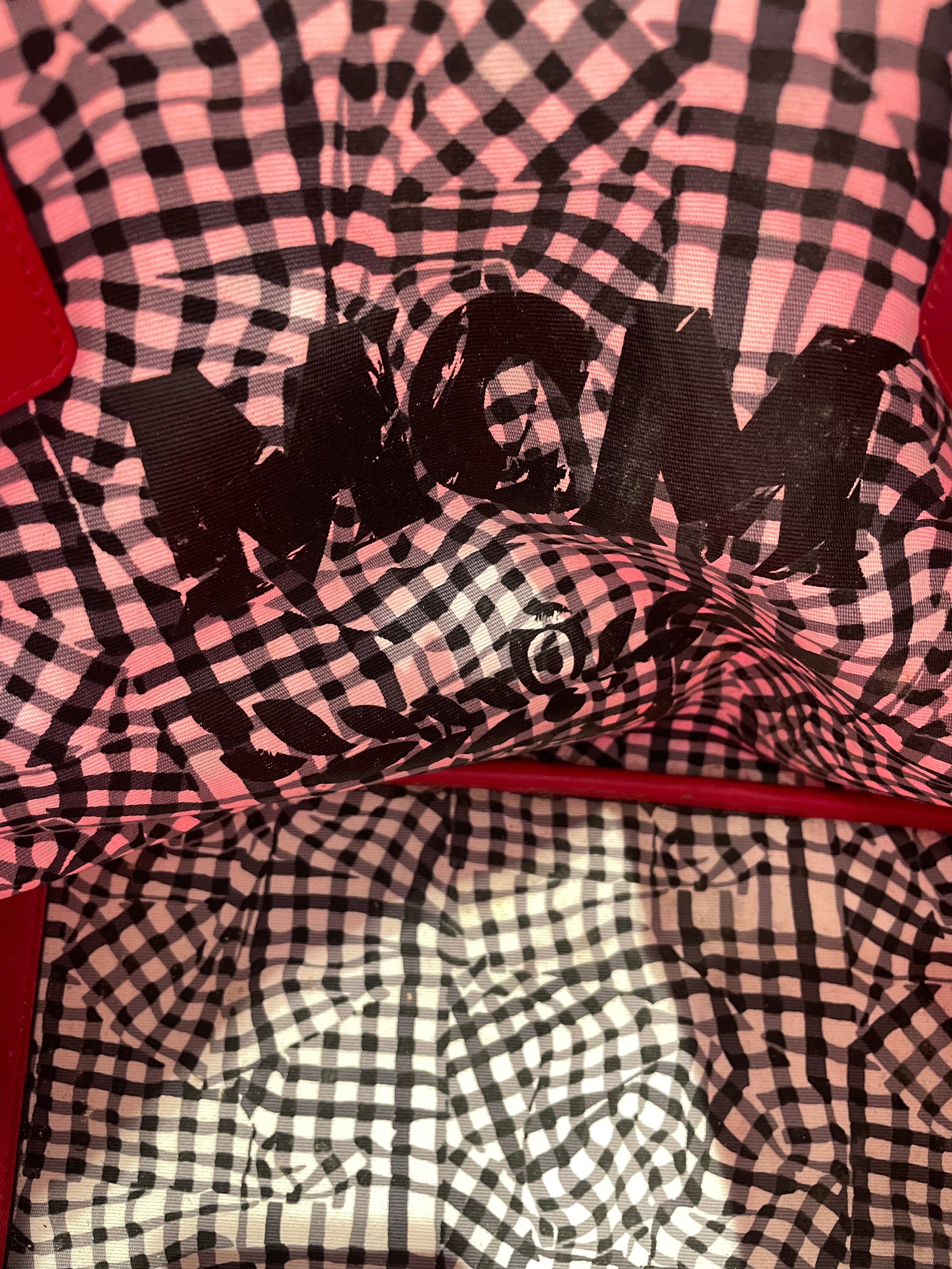 MCM/Tote Bag/Monogram/Leather/RED/ view 3
