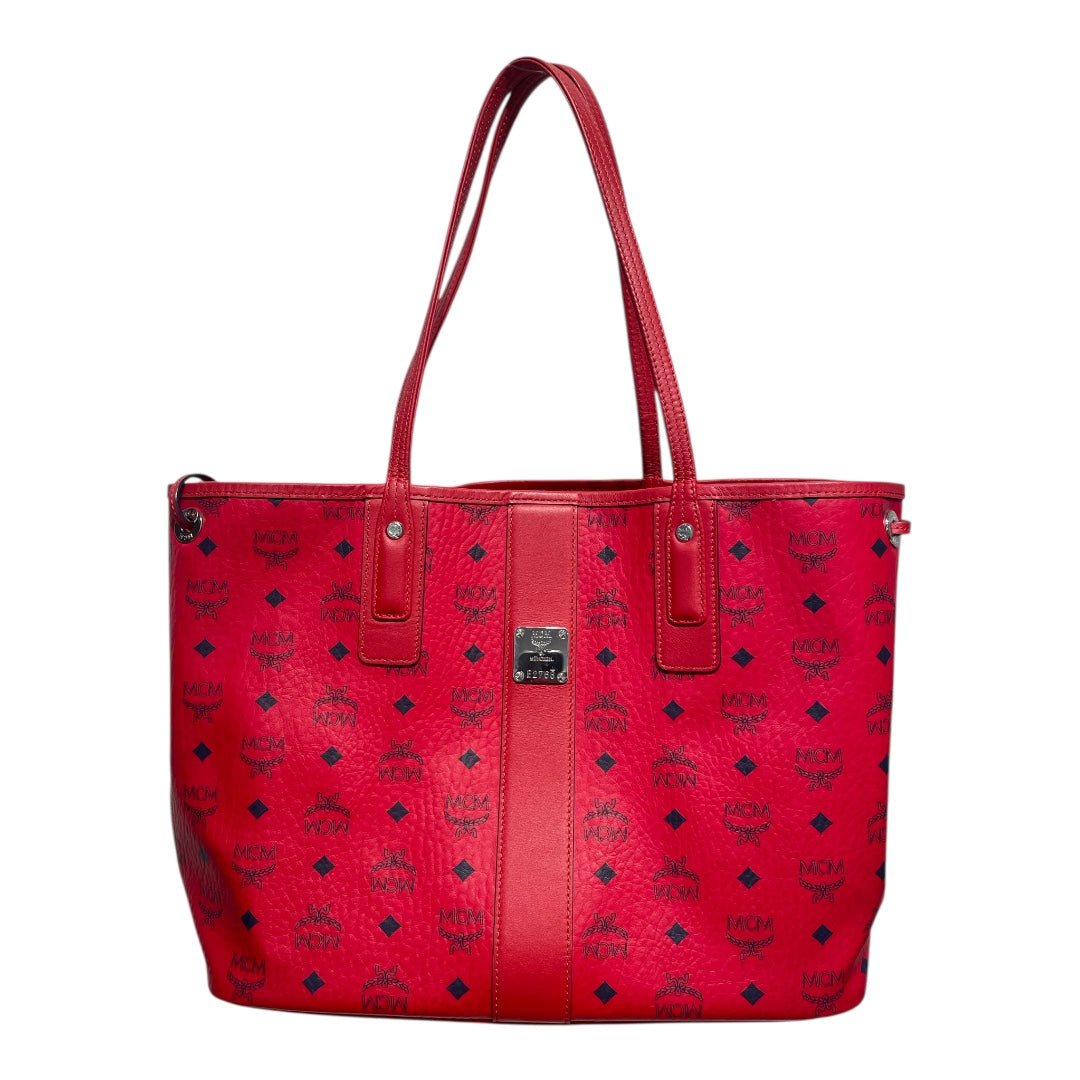 MCM/Tote Bag/Monogram/Leather/RED/ view 1
