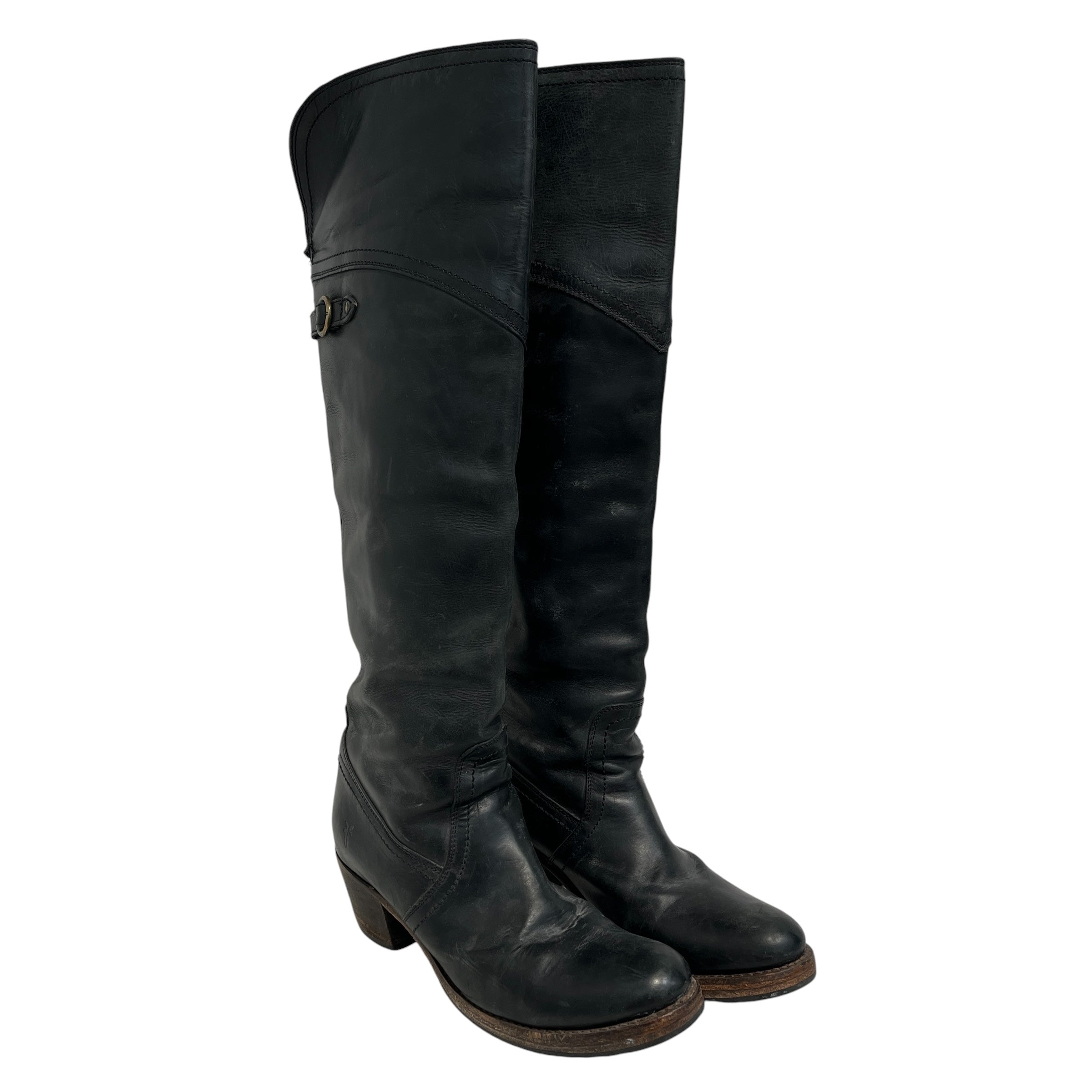 FRYE/Boots/US 7/Leather/BLK/knee high leather boots frye view 1