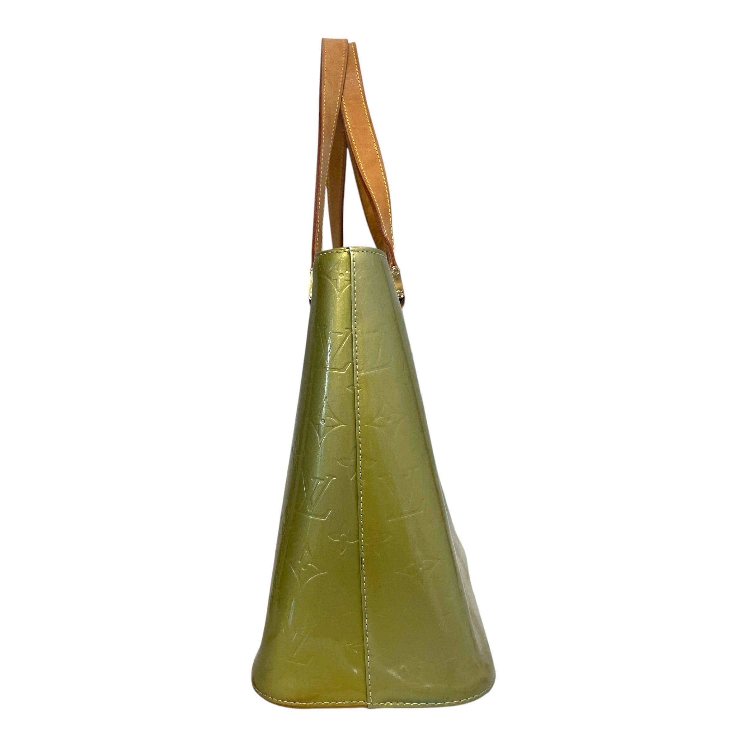 LOUIS VUITTON/Hand Bag/Monogram/Leather/GRN/Monogram Vernis Houston view 3