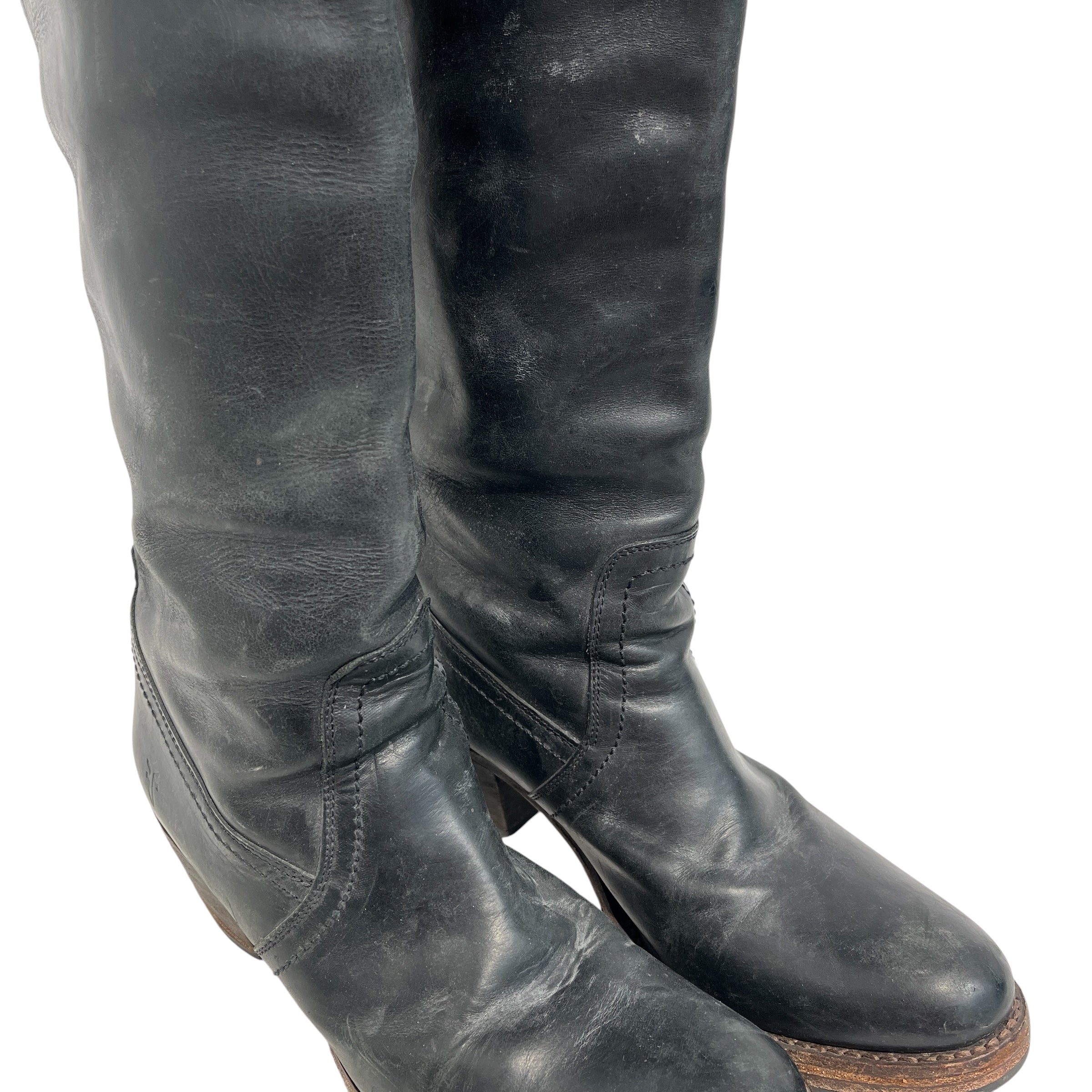FRYE/Boots/US 7/Leather/BLK/knee high leather boots frye view 3