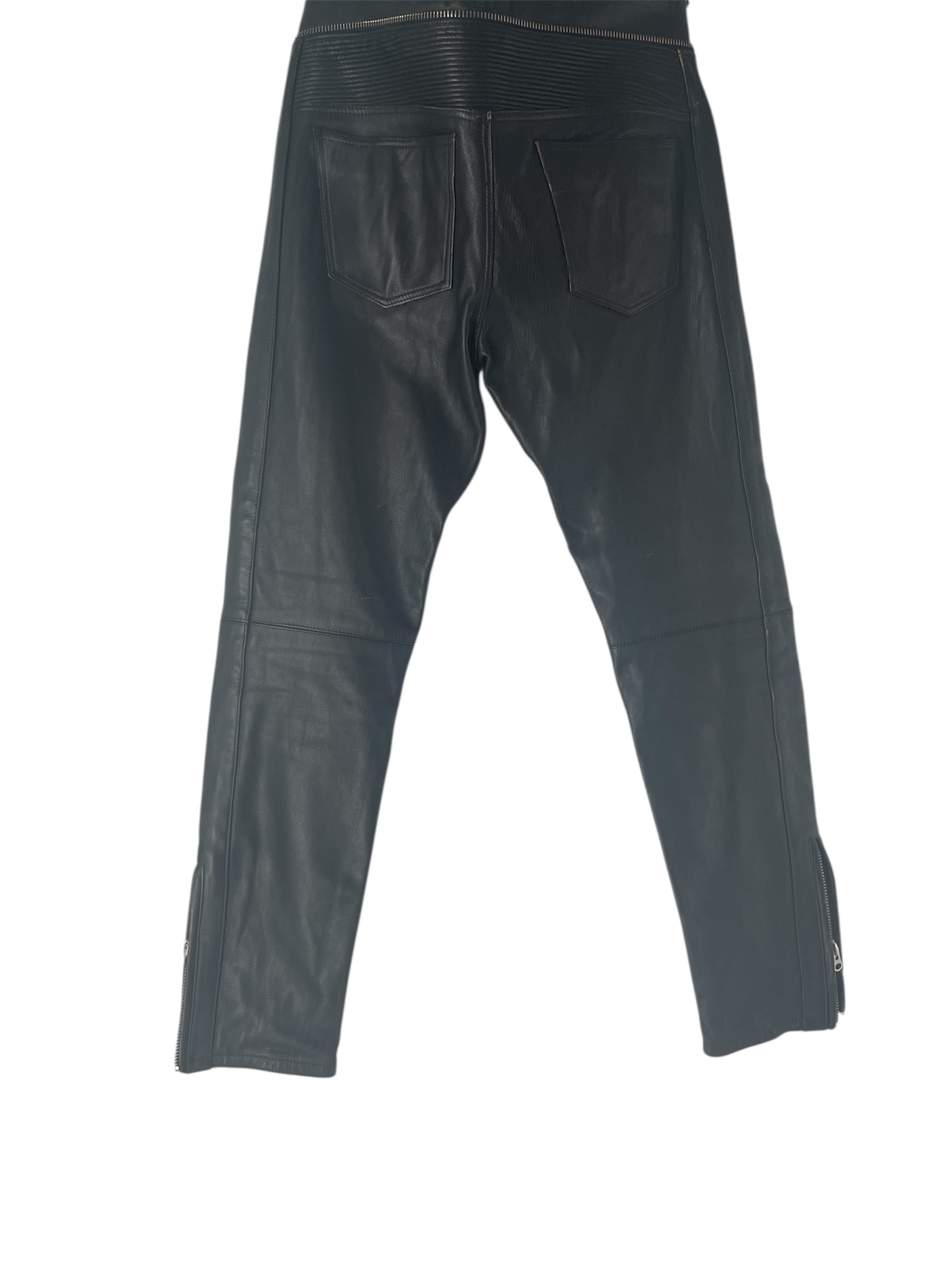 ISABEL MARANT/Pants/33/Leather/BLK/F/N0193939 8 view 2