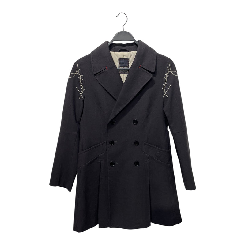 MARITHE FRANCOIS GIRBAUD/Coat/M/Gray/Wool/