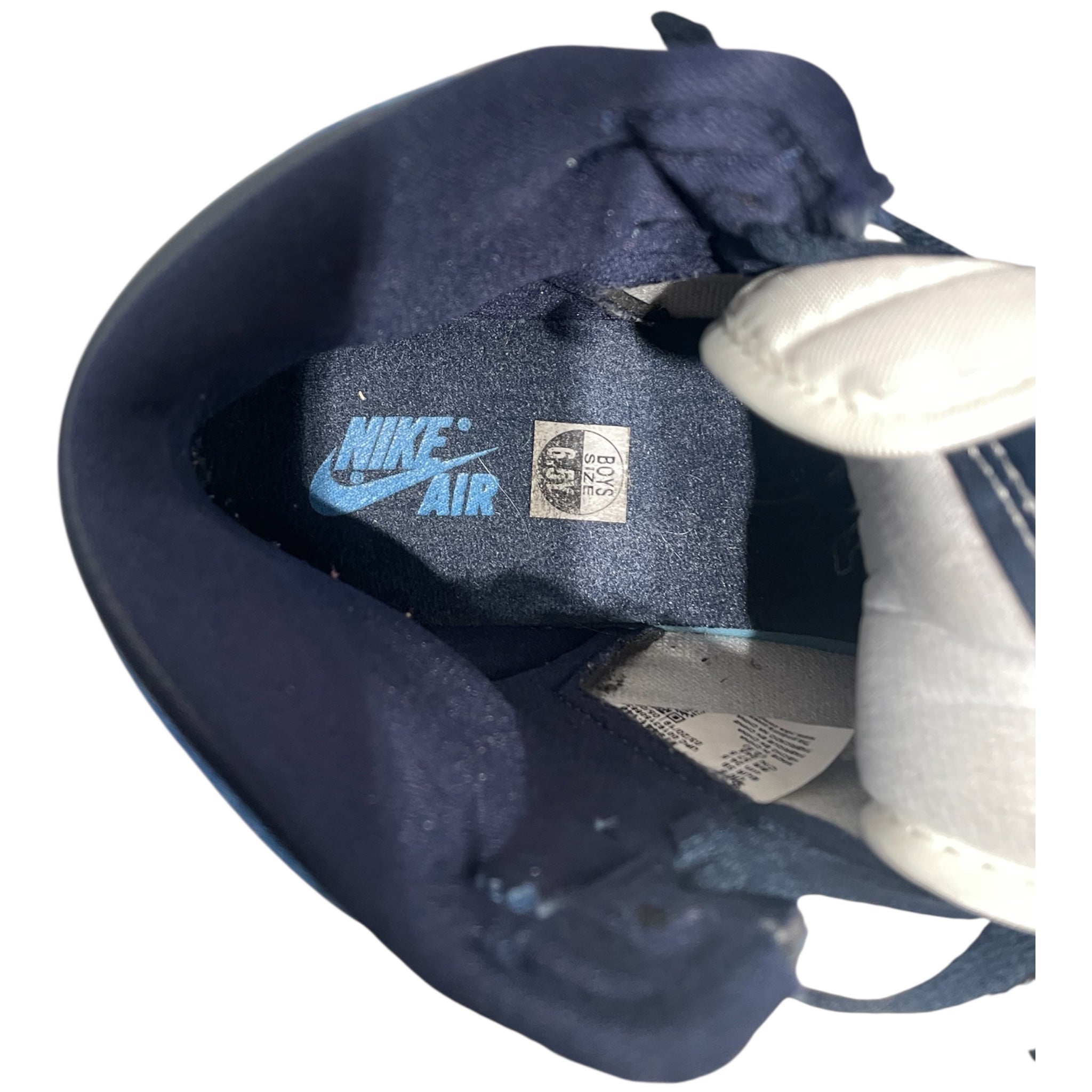 NIKE/Hi-Sneakers/US 6.5/BLU/Jordan 1 Obsidian view 3