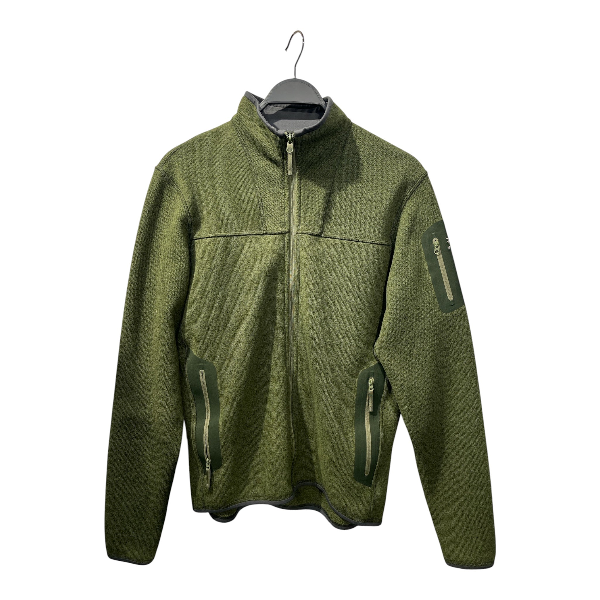 ARC'TERYX/Sweatshirt/M/Cotton/GRN/ZIP UP FLEECE view 1