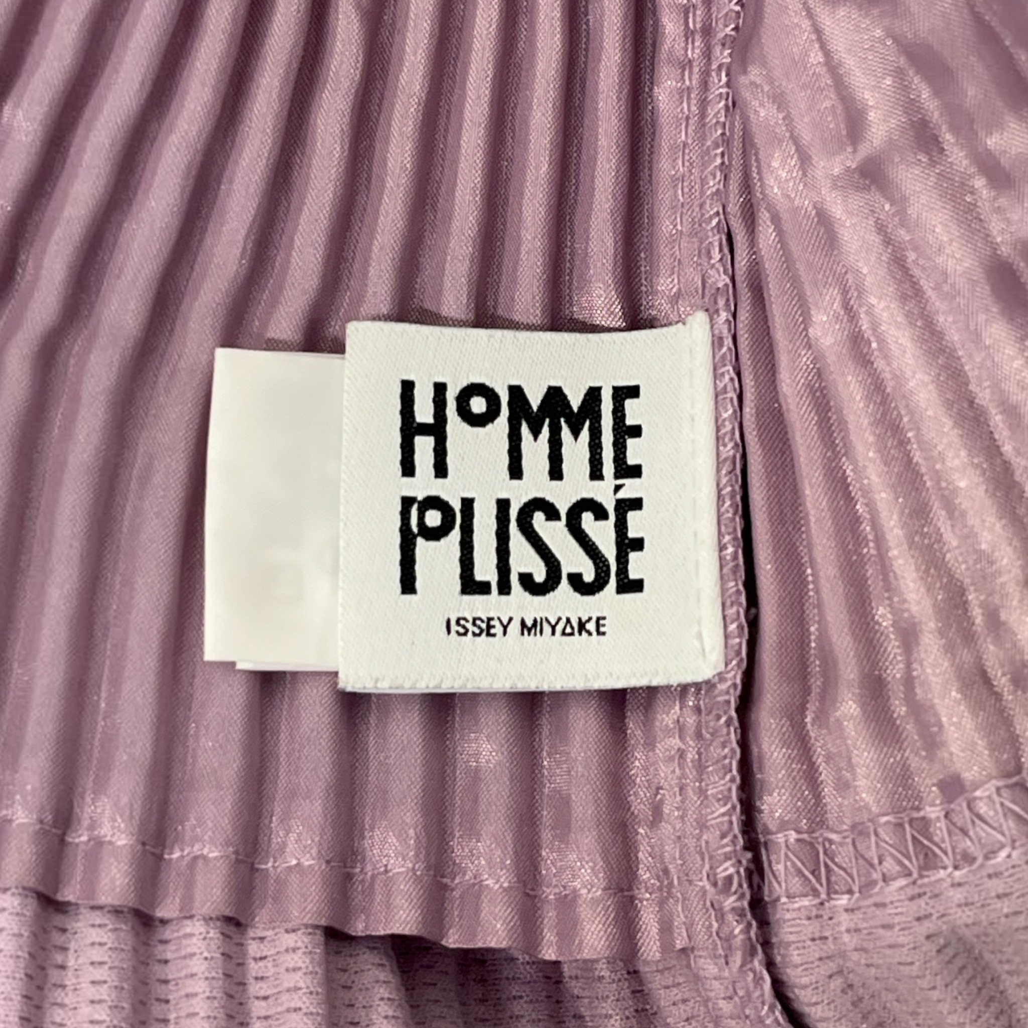 HOMME PLISSE ISSEY MIYAKE/LS Blouse/3/Polyester/PPL/pleated lavender blouse view 3