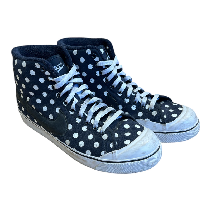NIKE/FRAGMENT DESIGN/Hi-Sneakers/US 13/Polka dot/Cotton/BLU/polka mid