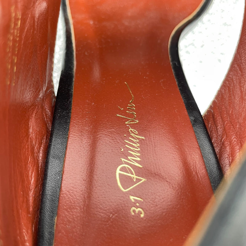 3.1 phillip lim/Heels/EU 38.5/Leather/BLK/STUDDED
