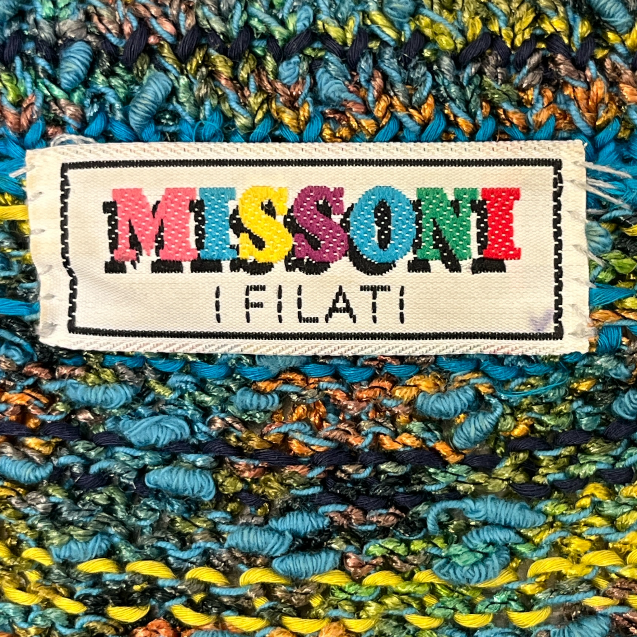 MISSONI/Cardigan/All Over Print/MLT/decoratiive button cardigan view 3