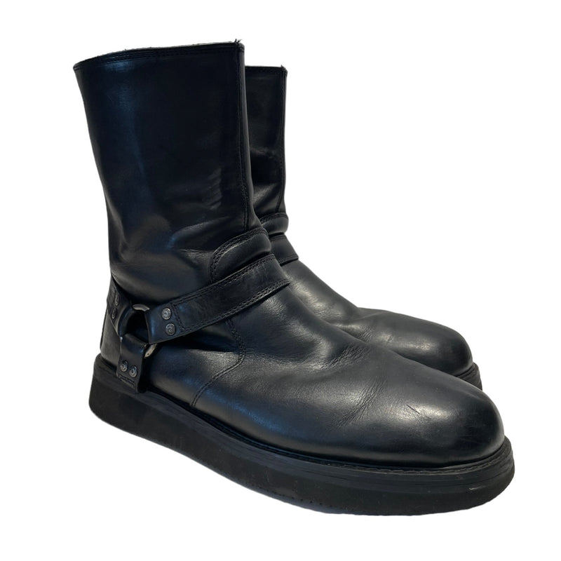 HARLEY DAVIDSON/Biker Boots/US 13/Leather/BLK/