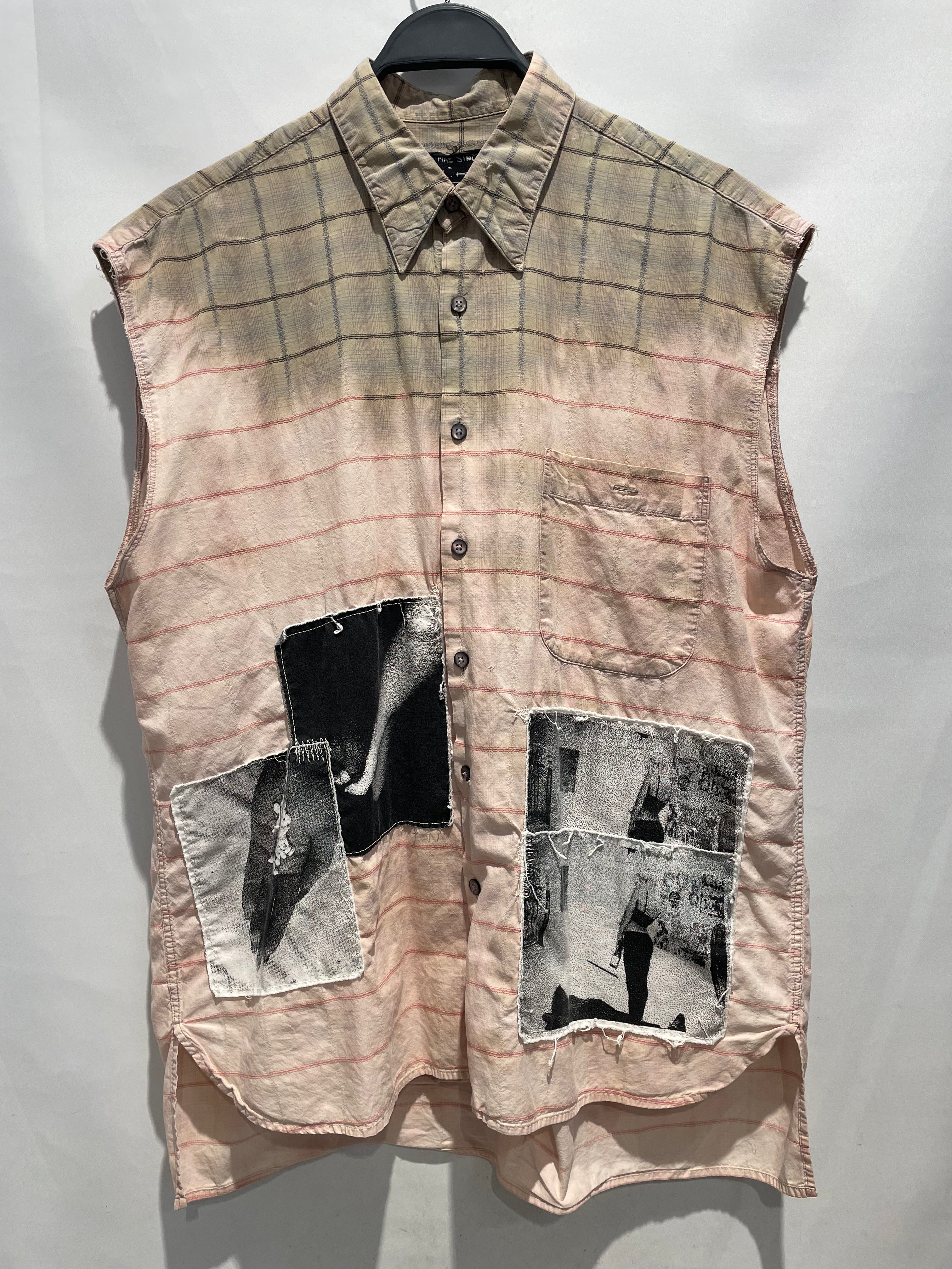 Olivia Mae Sinclair/Shirt/L/Cotton/PNK/Plaid/Image Patch SL Shirt view 1