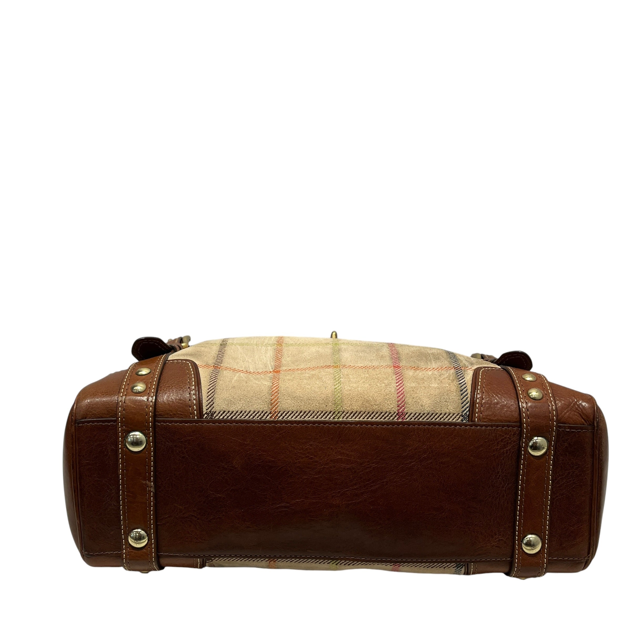 COACH/Bag/Plaid/Cotton/CRM/HAMPTON TATTERSALL SATCHEL view 3