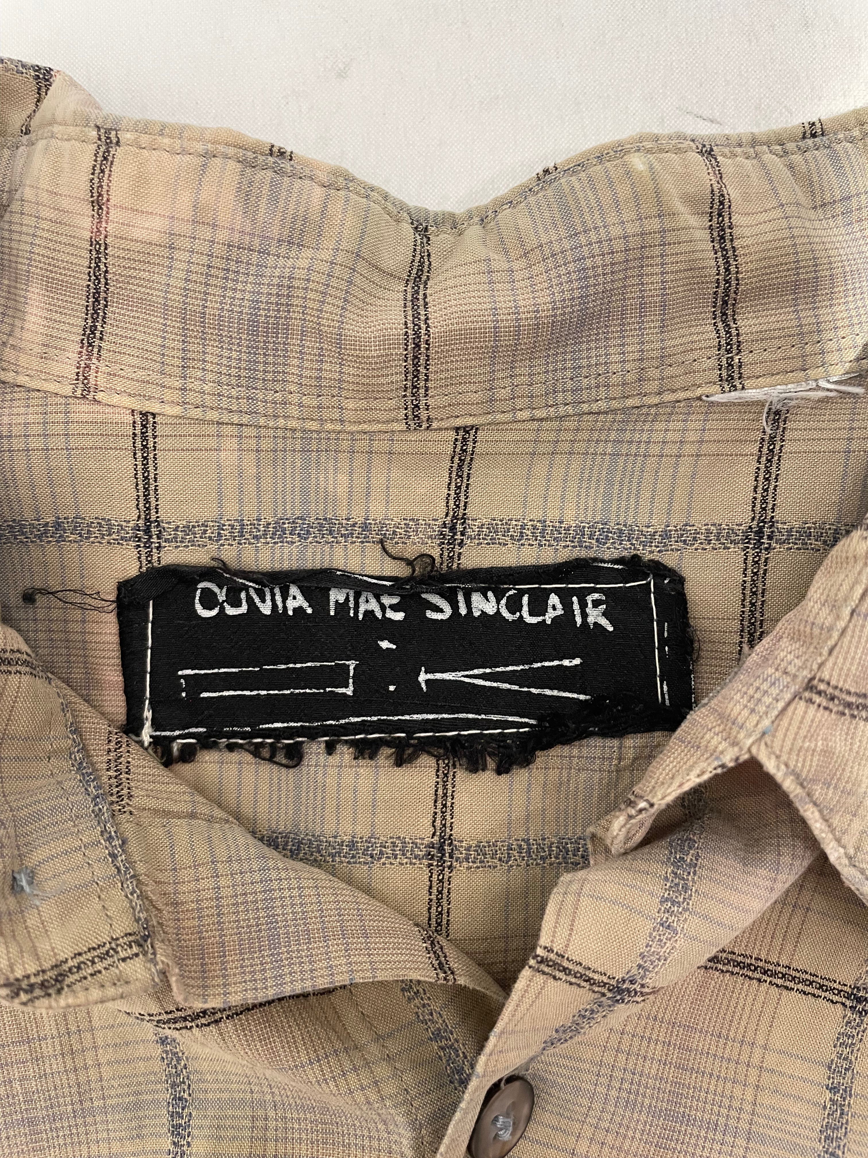 Olivia Mae Sinclair/Shirt/L/Cotton/PNK/Plaid/Image Patch SL Shirt view 3