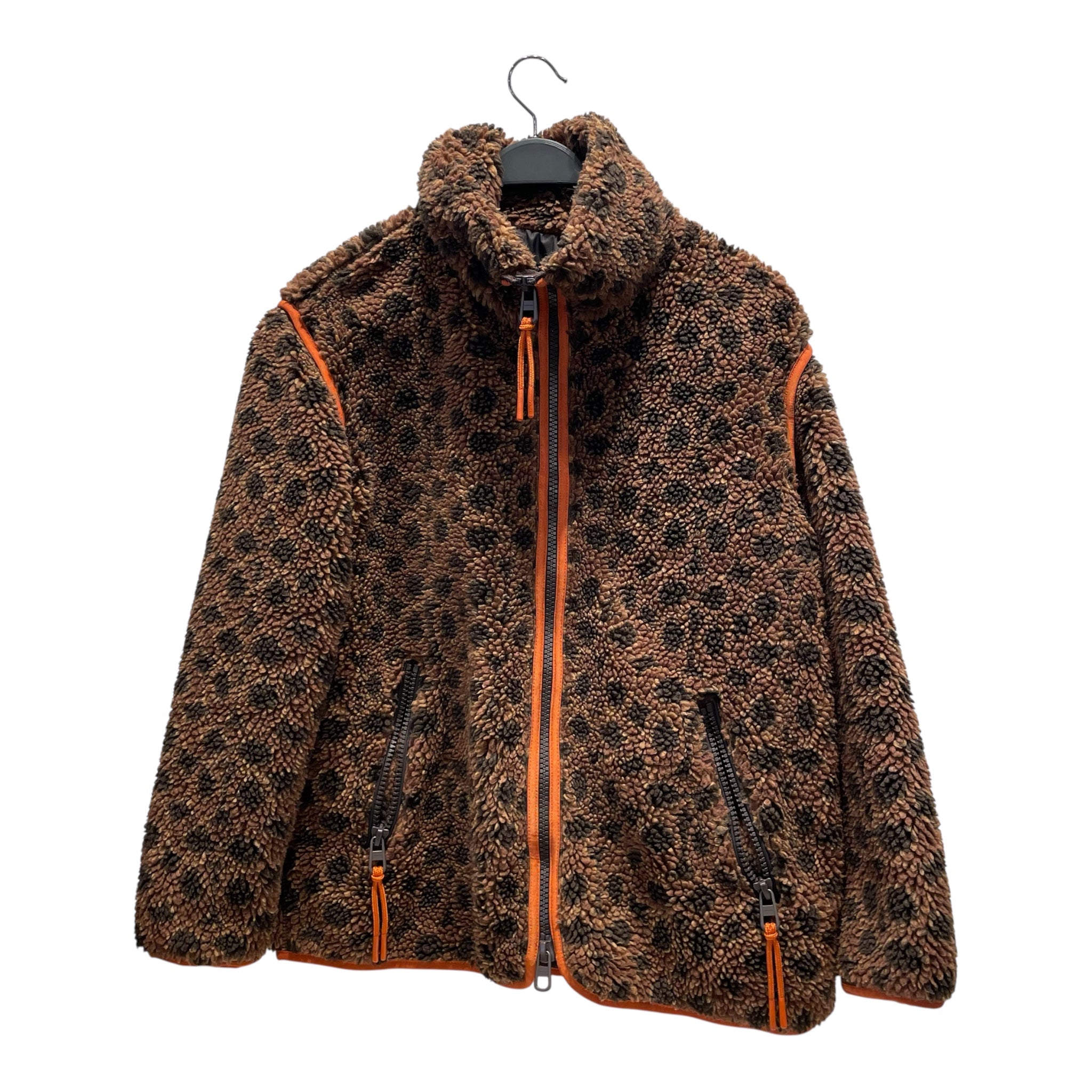 COACH/Jacket/M/Wool/BRW/all over logo high pile fleece view 1