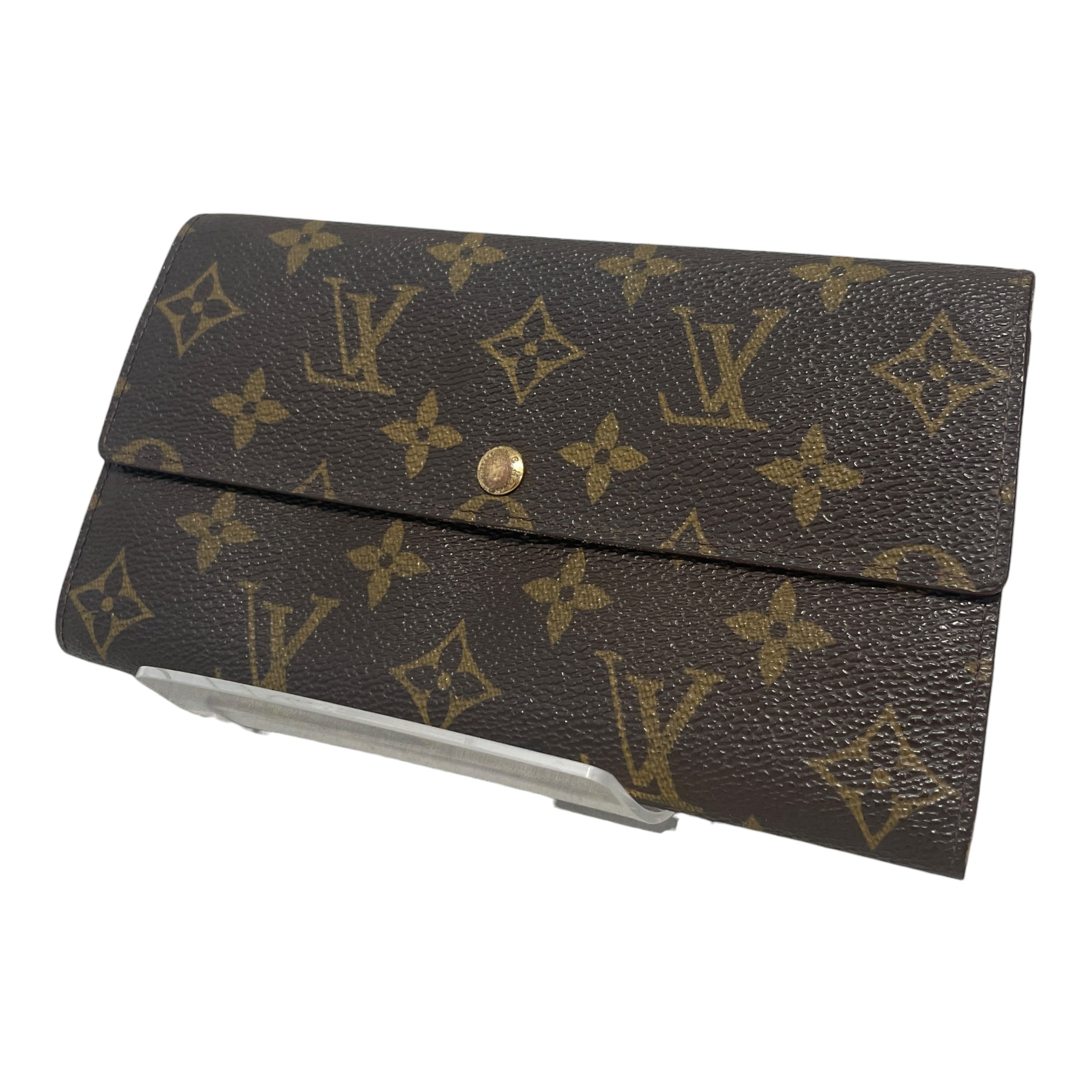LOUIS VUITTON/Wallet/Monogram/Leather/BRW/Sarah Mongragm Wallet view 1
