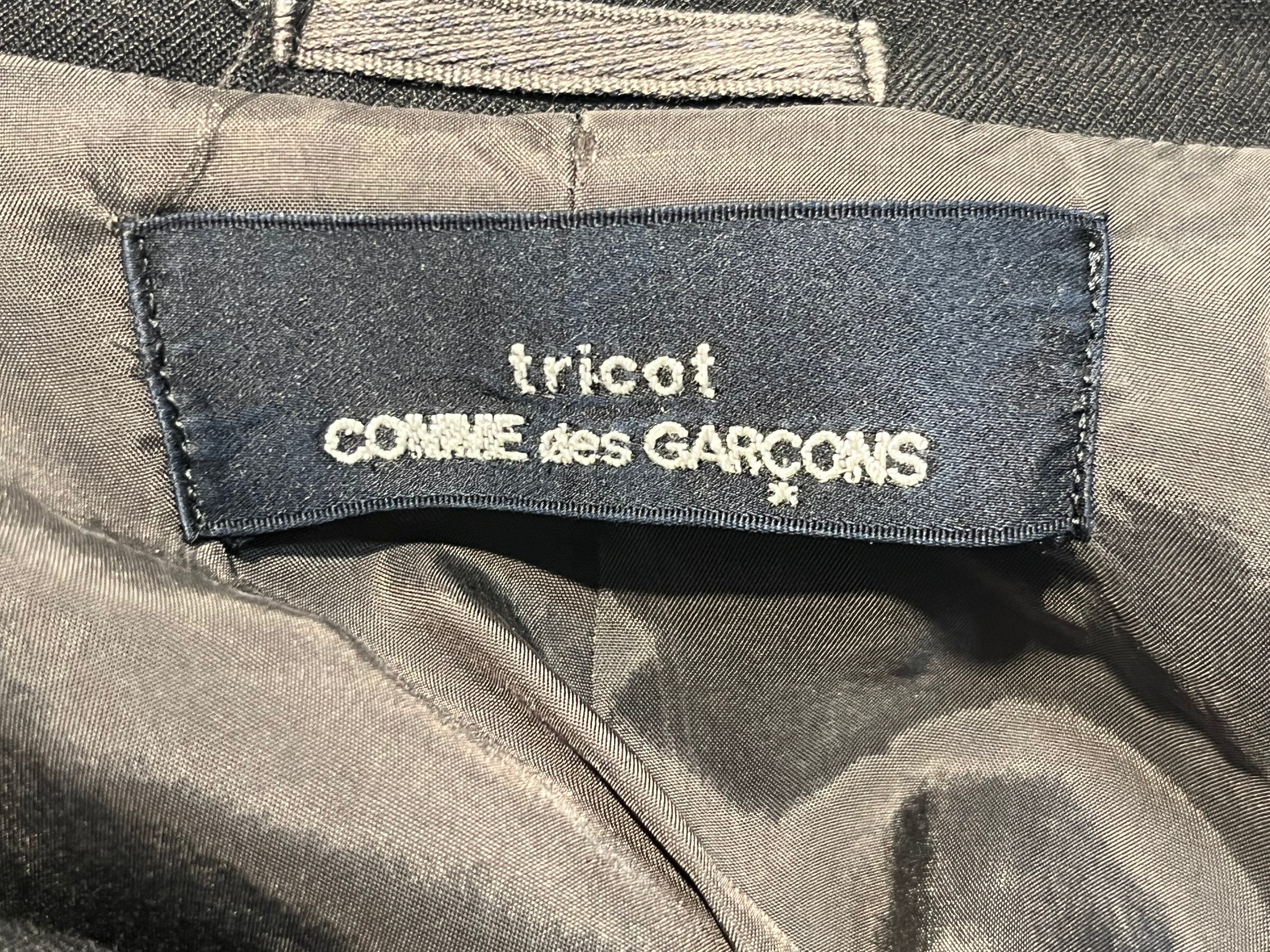 tricot COMME des GARCONS/LS Shirt/SS/Cotton/BLK/ view 3